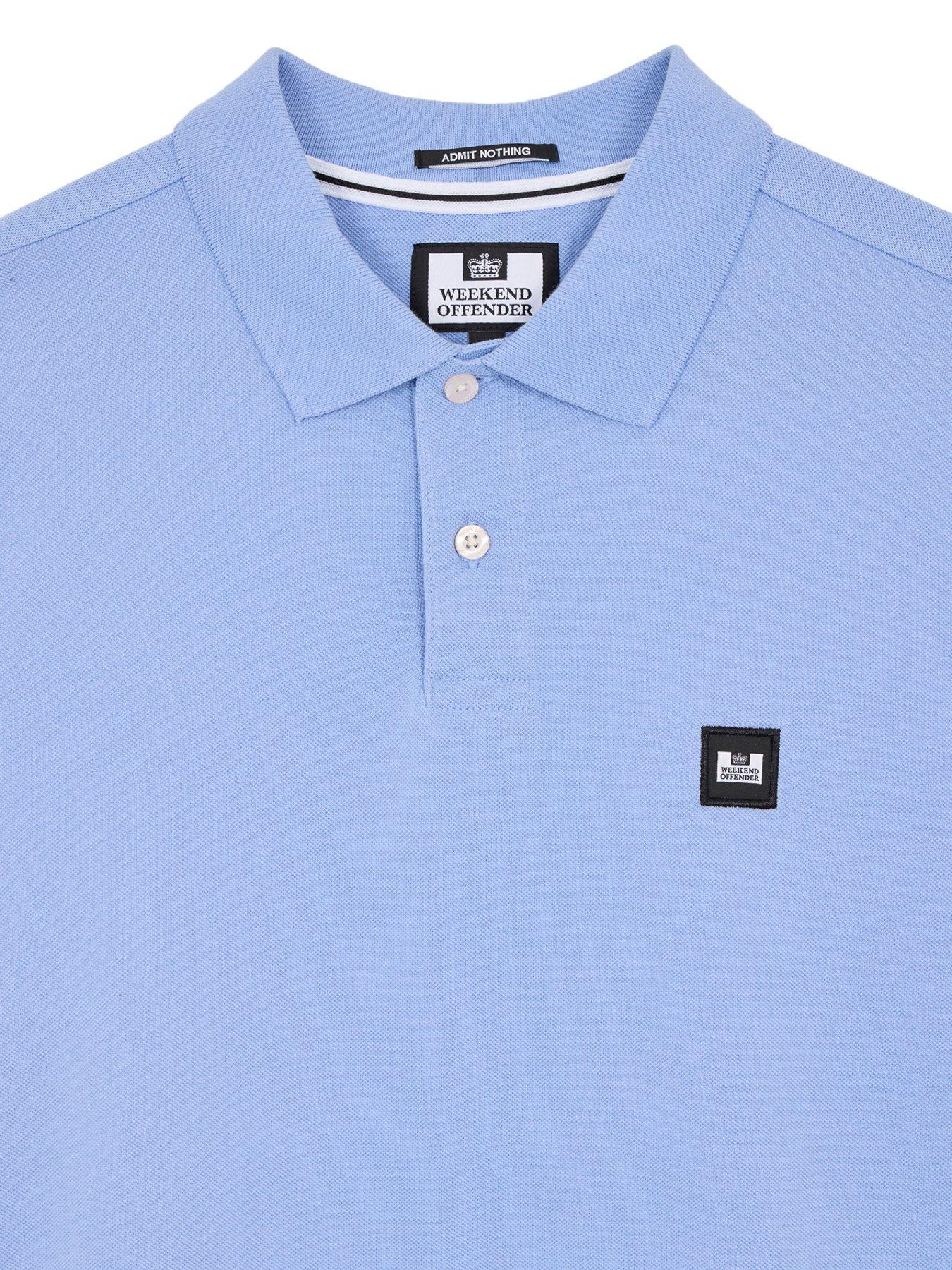 Image 5 of 5 of Weekend Offender Caneiros Classic Badge Polo - Blue