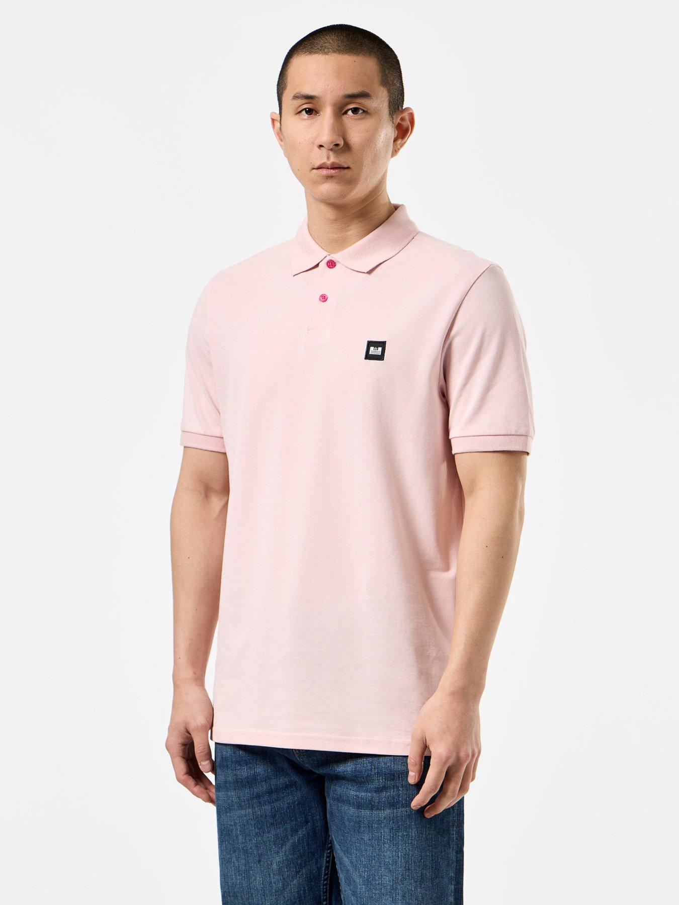 undefined Caneiros Classic Badge Polo Shirt - Salmon