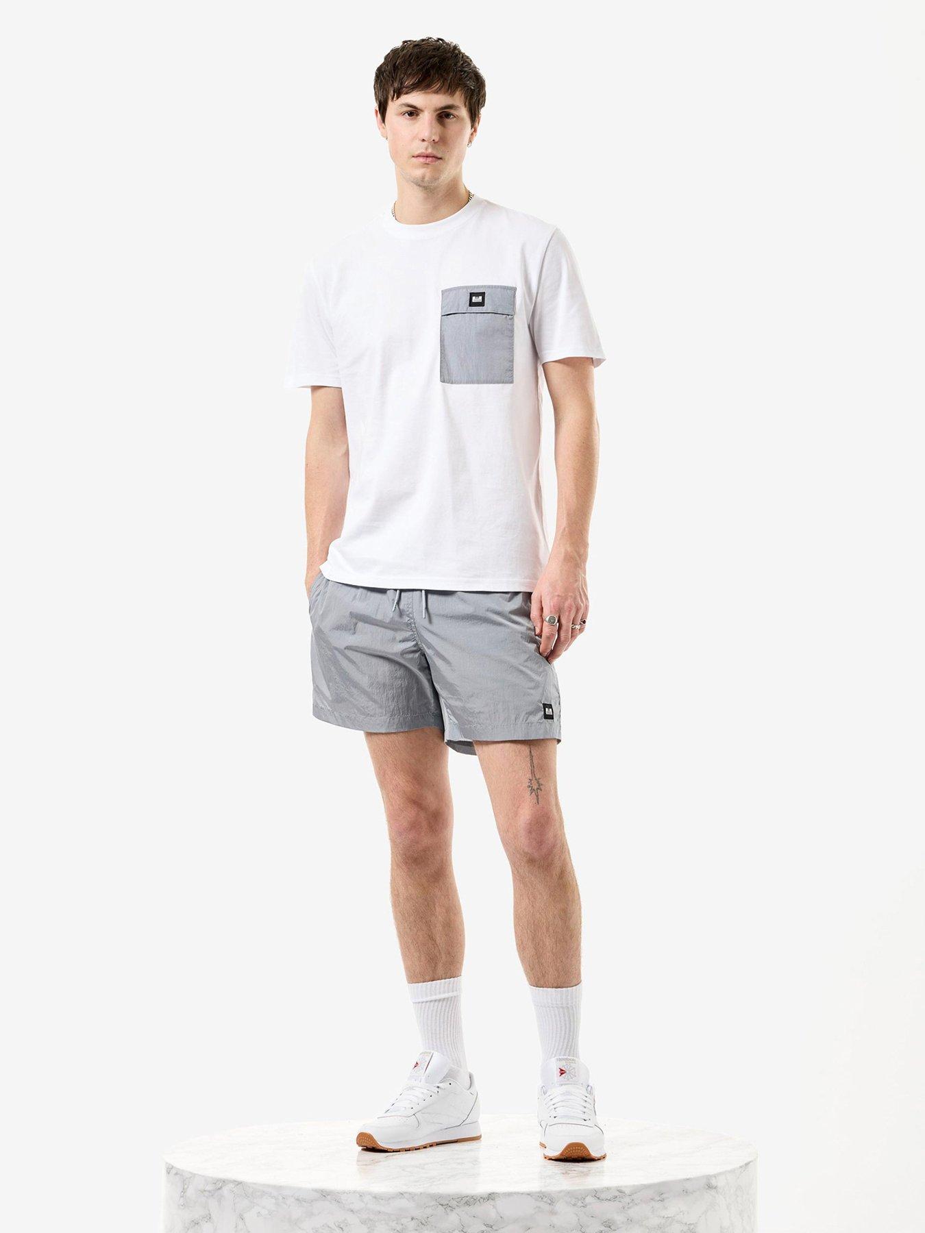 Image 1 of 6 of Weekend Offender Stacks Nylon Swim Short - Grey