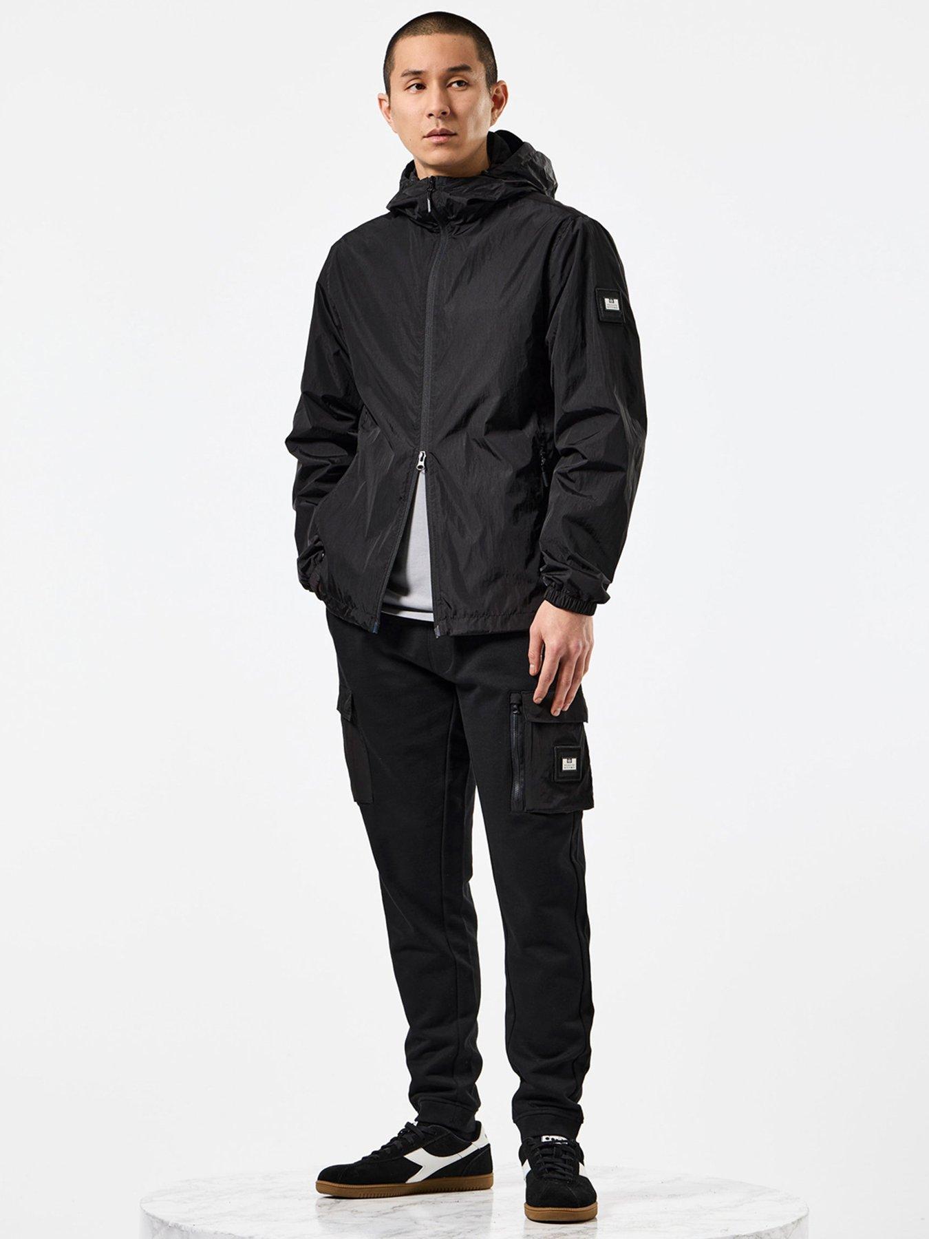 Weekend Offender Technician Classic Windbreaker Jacket Black Very