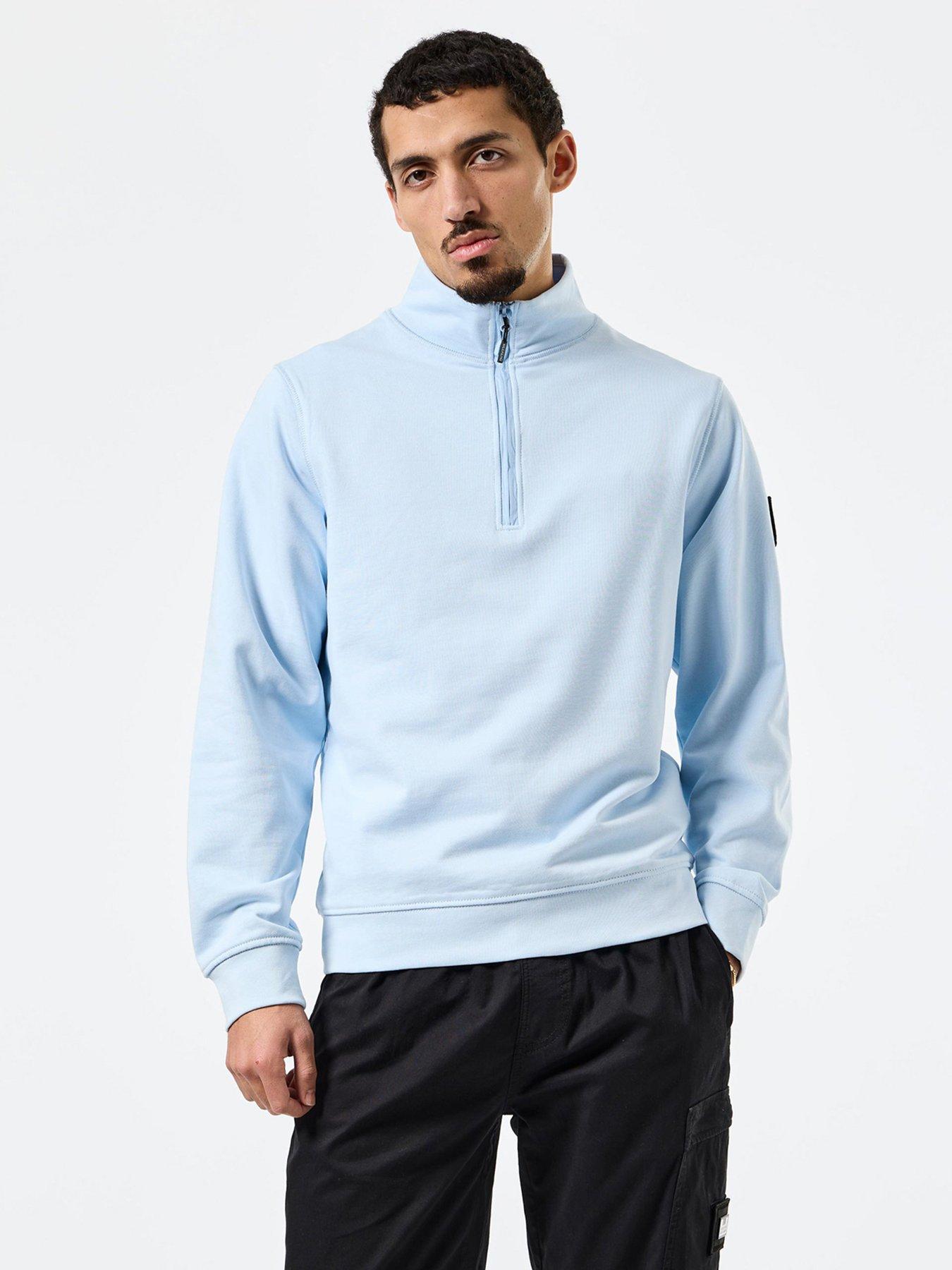 undefined Kraviz Quarter Zip Sweatshirt - Blue