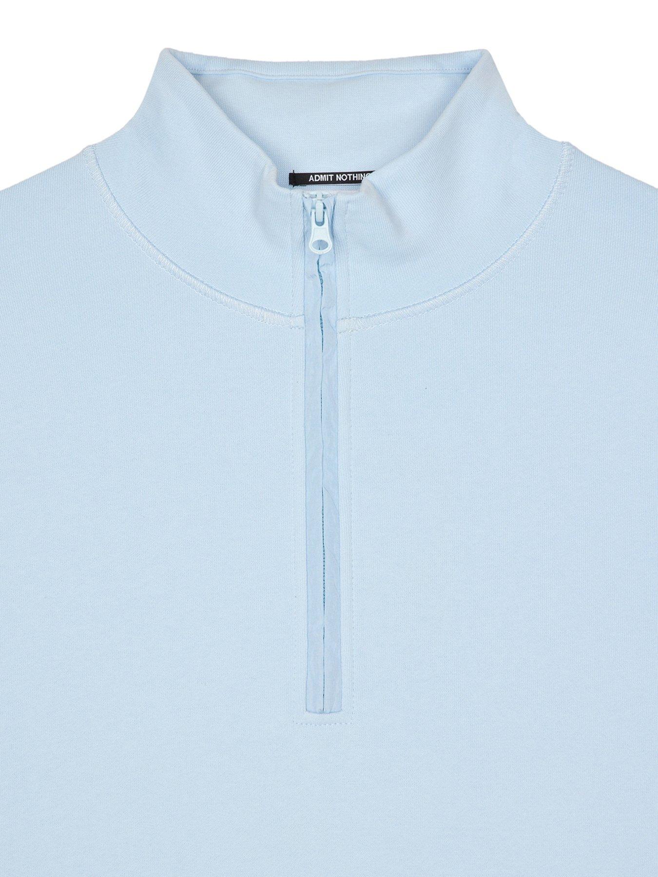 Image 5 of 6 of Weekend Offender Kraviz Quarter Zip Sweatshirt - Blue