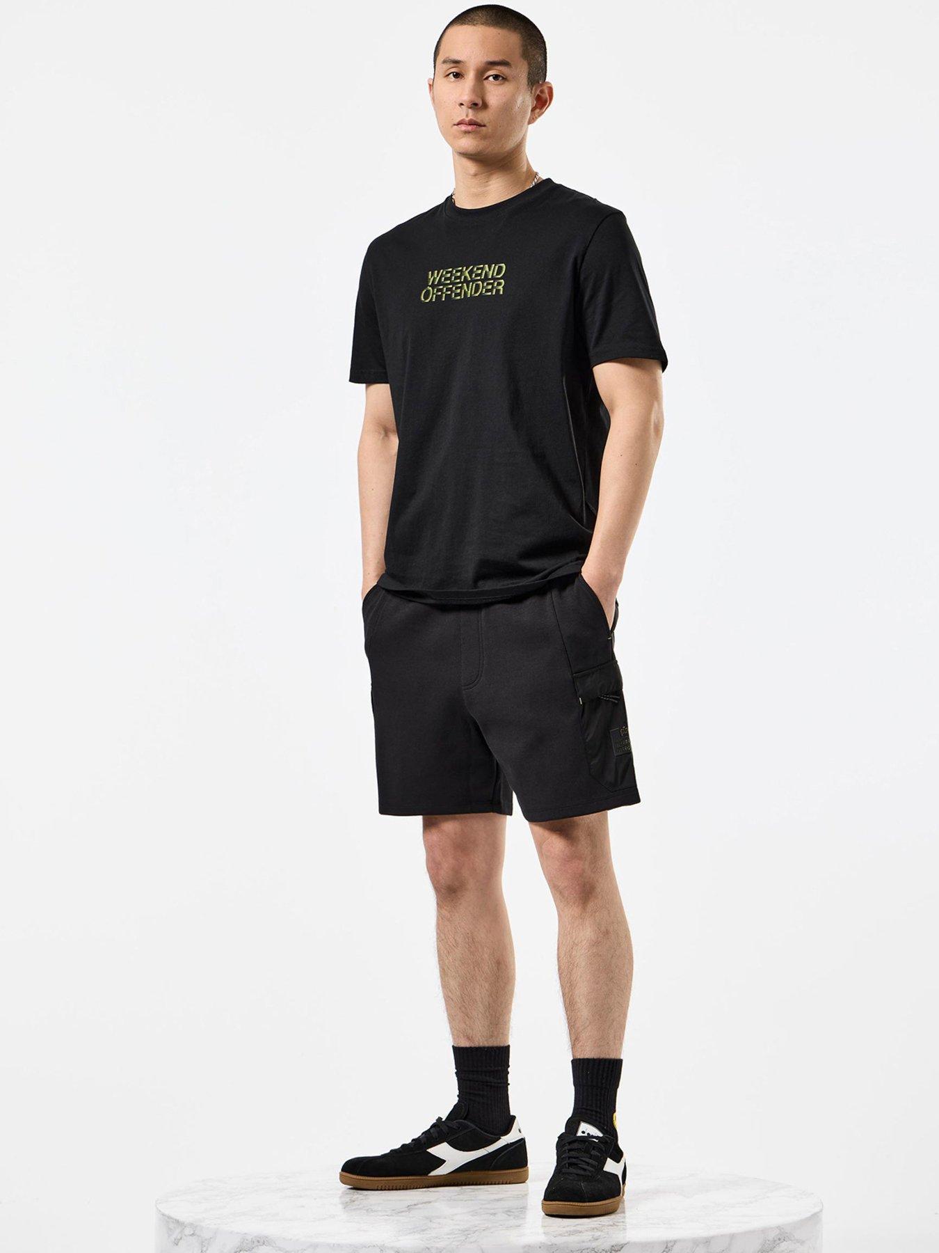 Image 2 of 6 of Weekend Offender Bucci High Density Printed Tee - Black