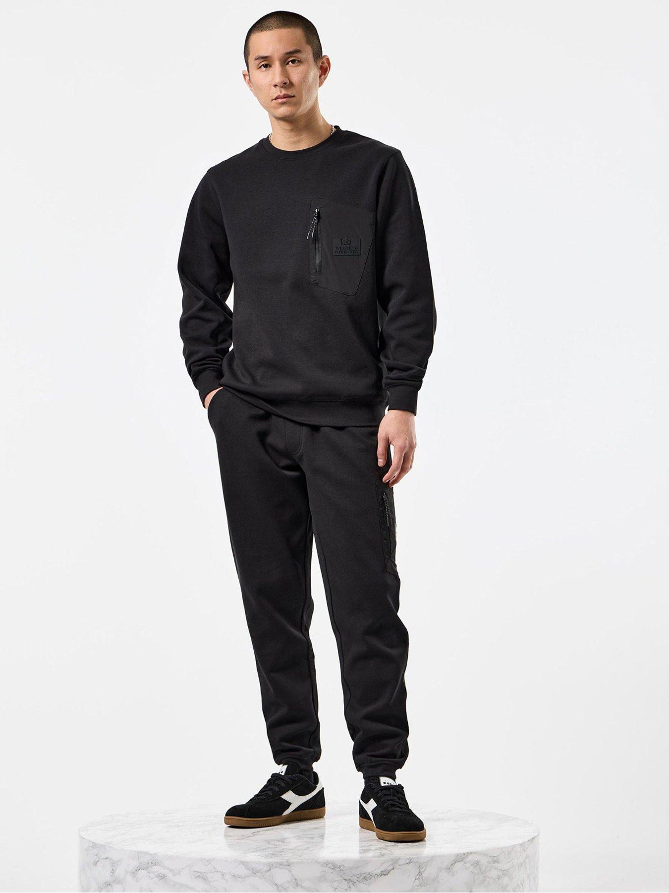 undefined Chiapas Technical Overlay Joggers - Black