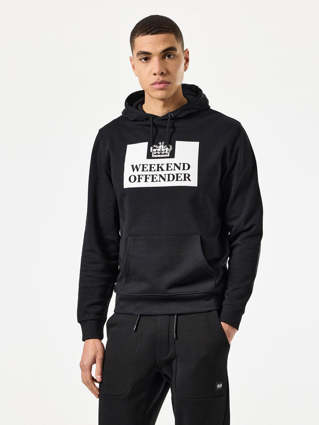 undefined Hm Service Classic Logo Print Hoodie - Black