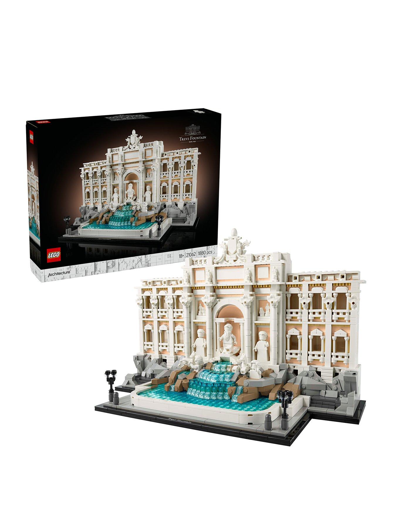 Image 1 of 8 of LEGO Architecture Trevi Fountain Model, Italian Landmark Rome Memorabilia 21062