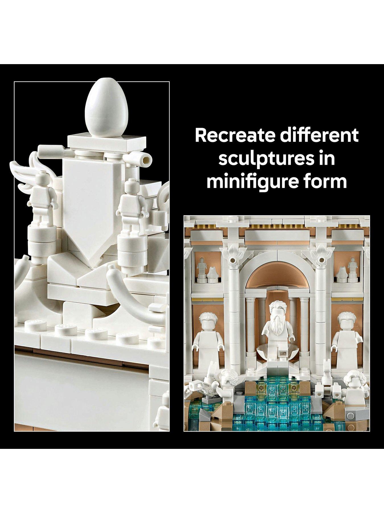 Image 4 of 8 of LEGO Architecture Trevi Fountain Model, Italian Landmark Rome Memorabilia 21062