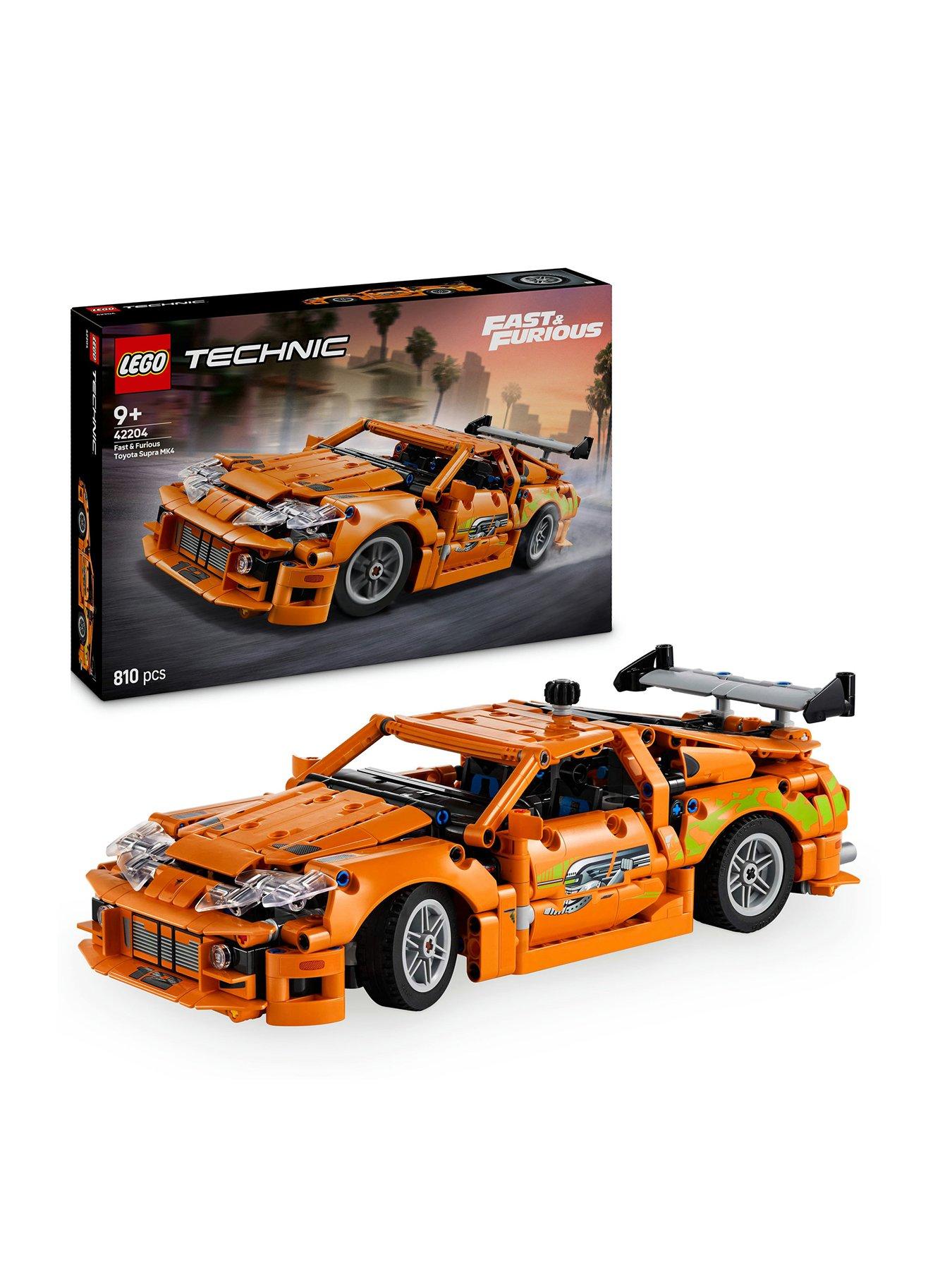 Image 1 of 7 of LEGO Technic Fast and Furious Toyota Supra MK4 Toy Car Model Kit 42204
