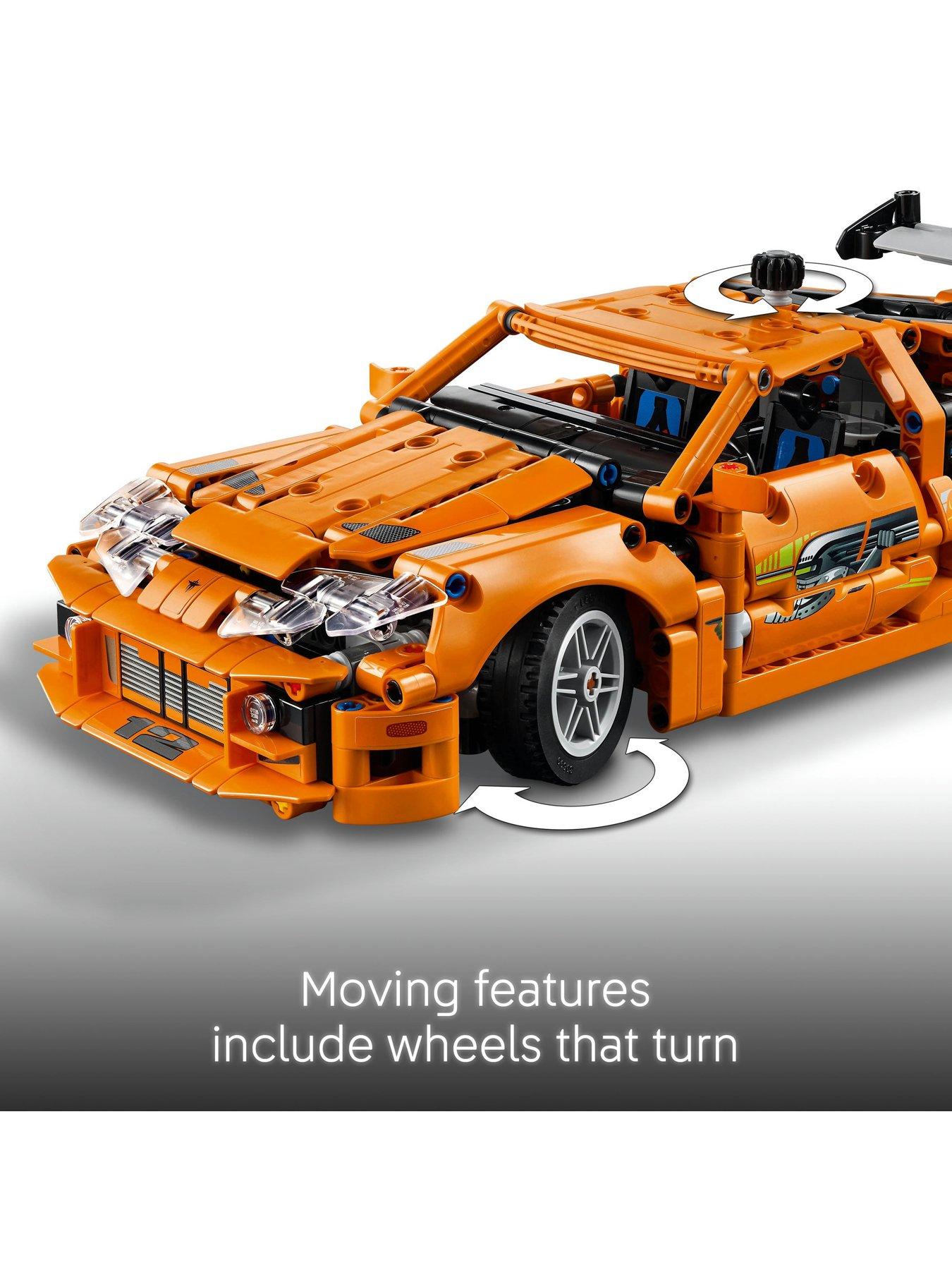 Image 3 of 7 of LEGO Technic Fast and Furious Toyota Supra MK4 Toy Car Model Kit 42204