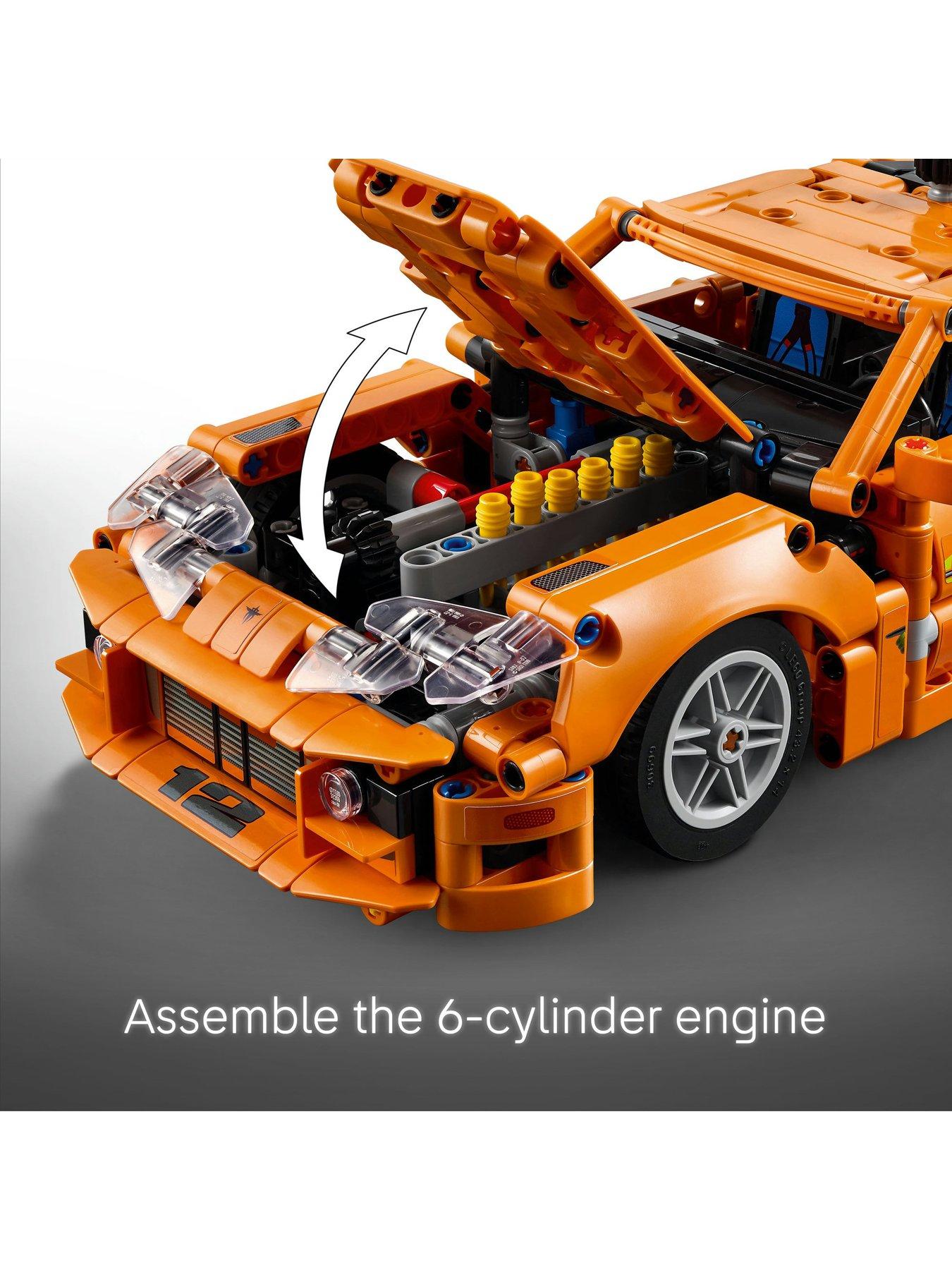 Image 4 of 7 of LEGO Technic Fast and Furious Toyota Supra MK4 Toy Car Model Kit 42204
