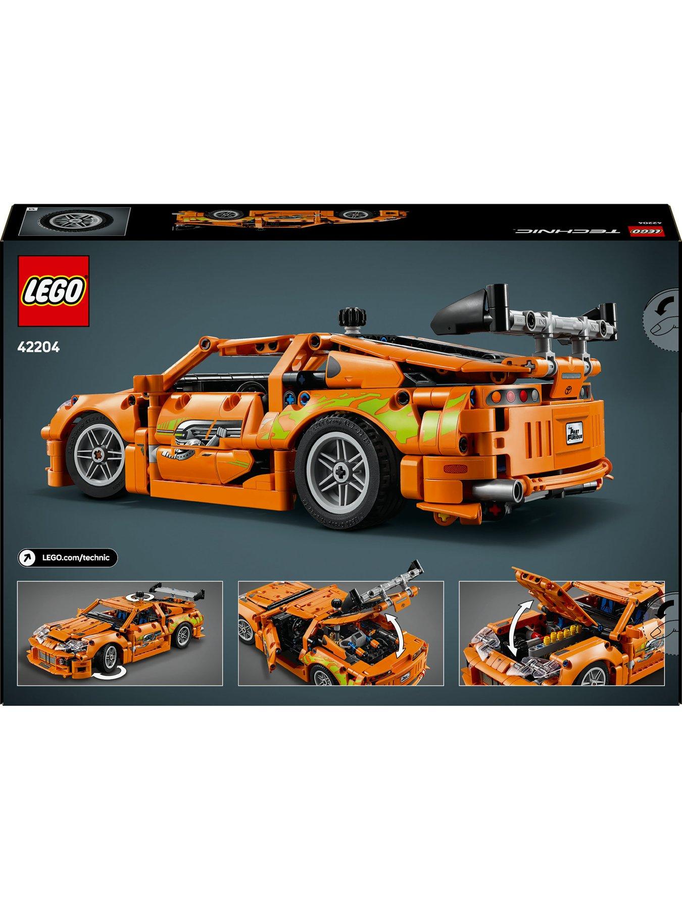 Image 7 of 7 of LEGO Technic Fast and Furious Toyota Supra MK4 Toy Car Model Kit 42204