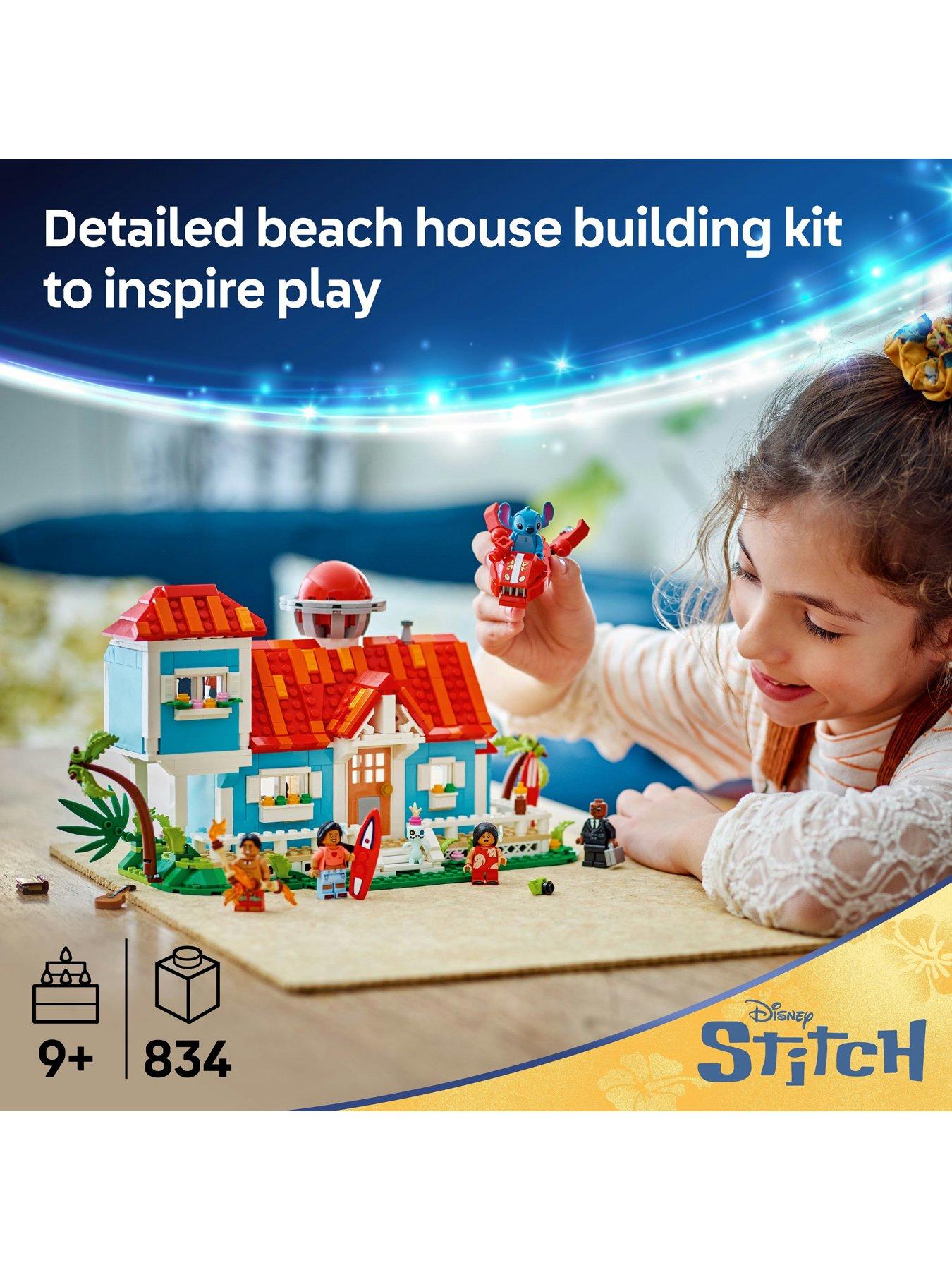 Image 2 of 8 of LEGO Disney Lilo and Stitch Beach House Building Kit Playset 43268