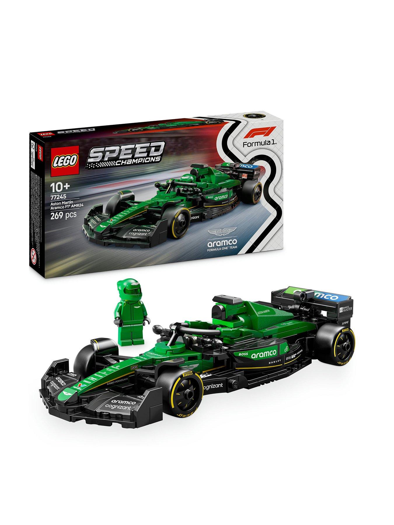 Image 1 of 8 of LEGO Speed Champions Aston Martin Aramco F1 AMR24 Race Car 77245