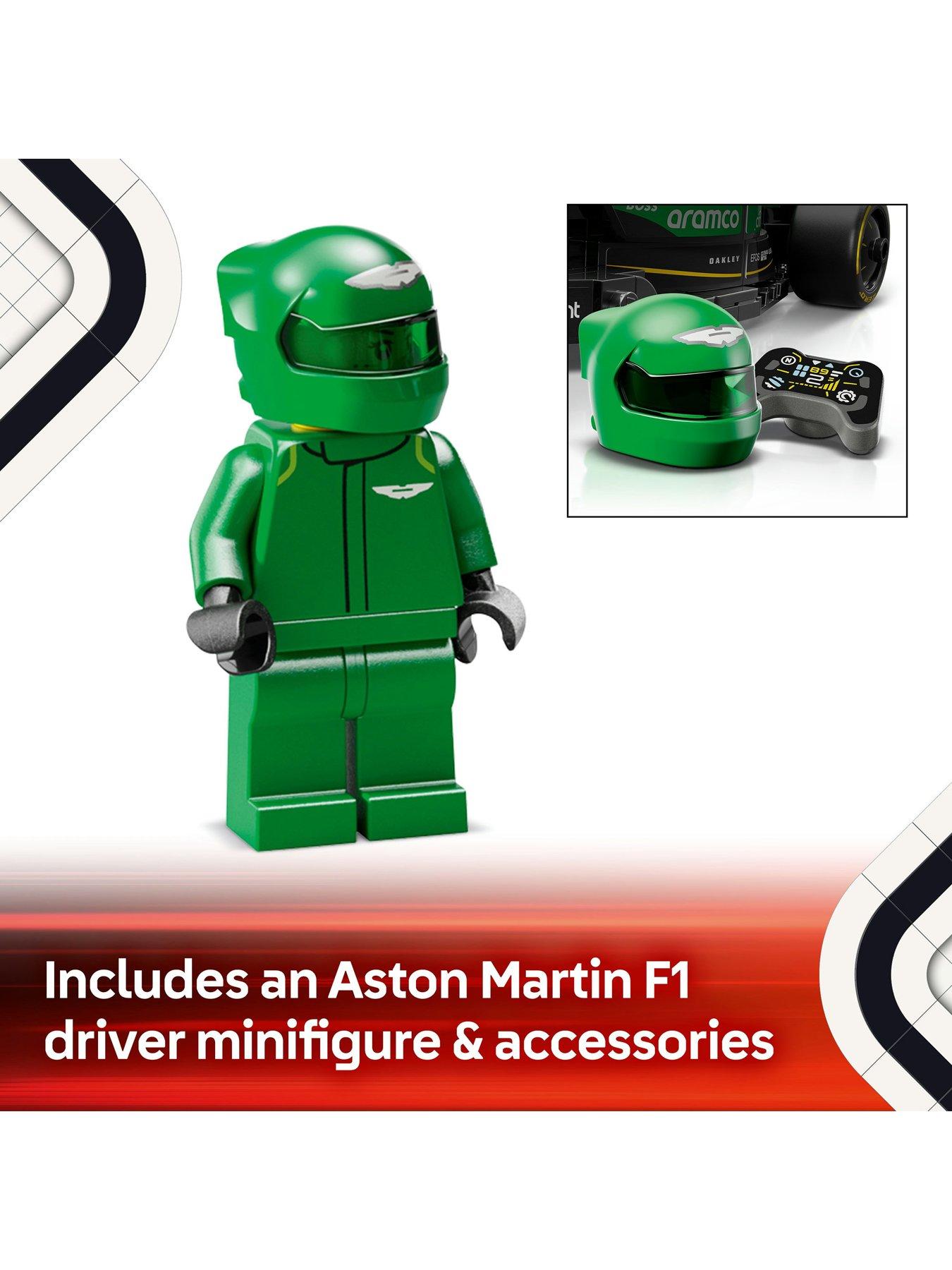 Image 4 of 8 of LEGO Speed Champions Aston Martin Aramco F1 AMR24 Race Car 77245