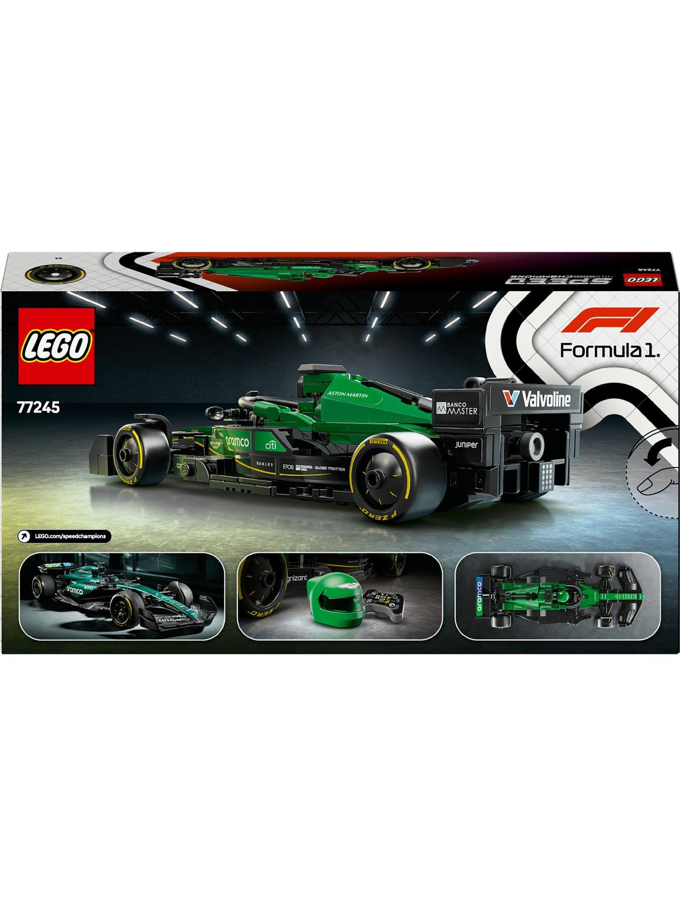Image 7 of 8 of LEGO Speed Champions Aston Martin Aramco F1 AMR24 Race Car 77245
