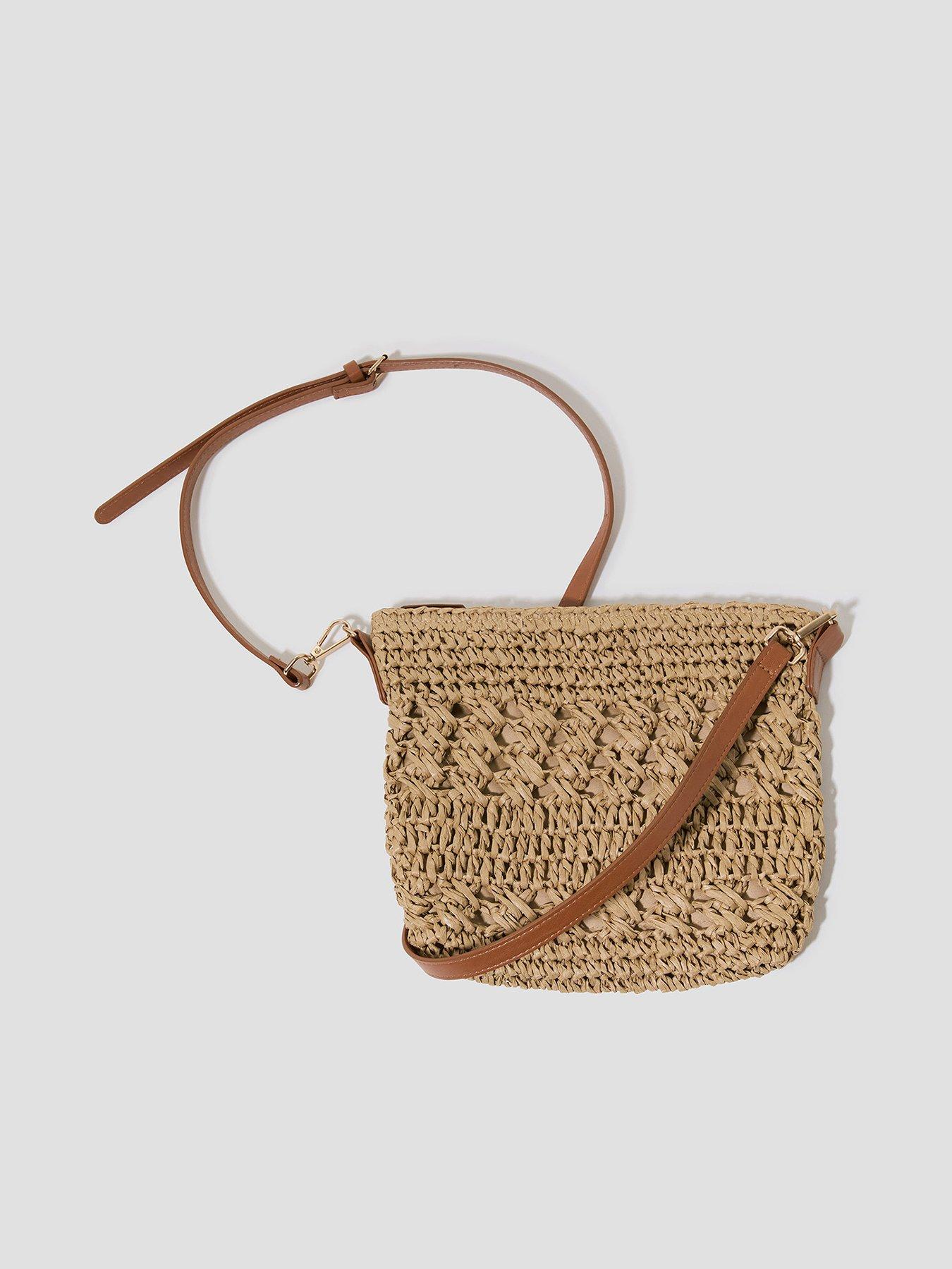 undefined Amber Crochet Crossbody - Neutral