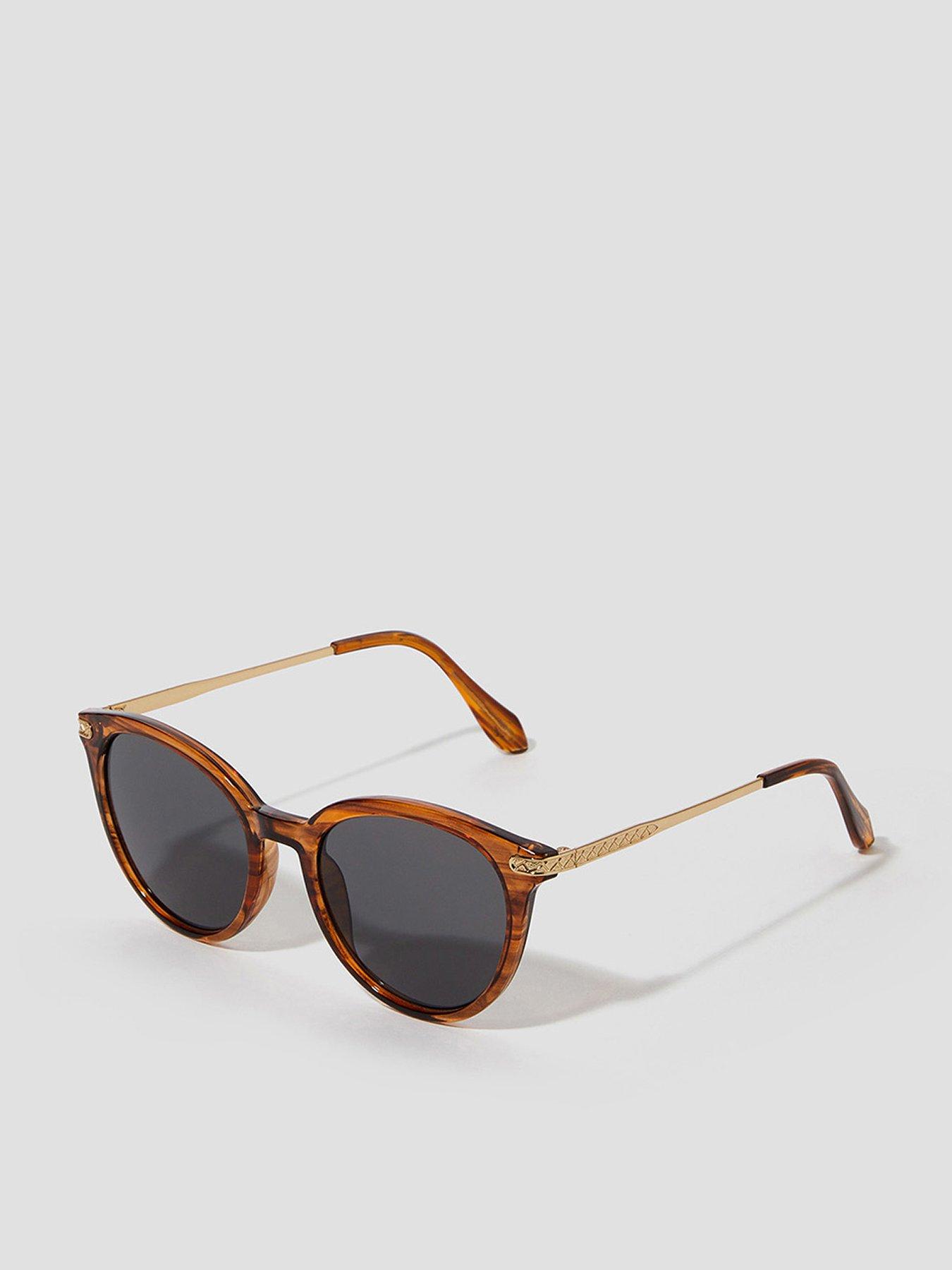 undefined Preppy Sunglasses - Brown