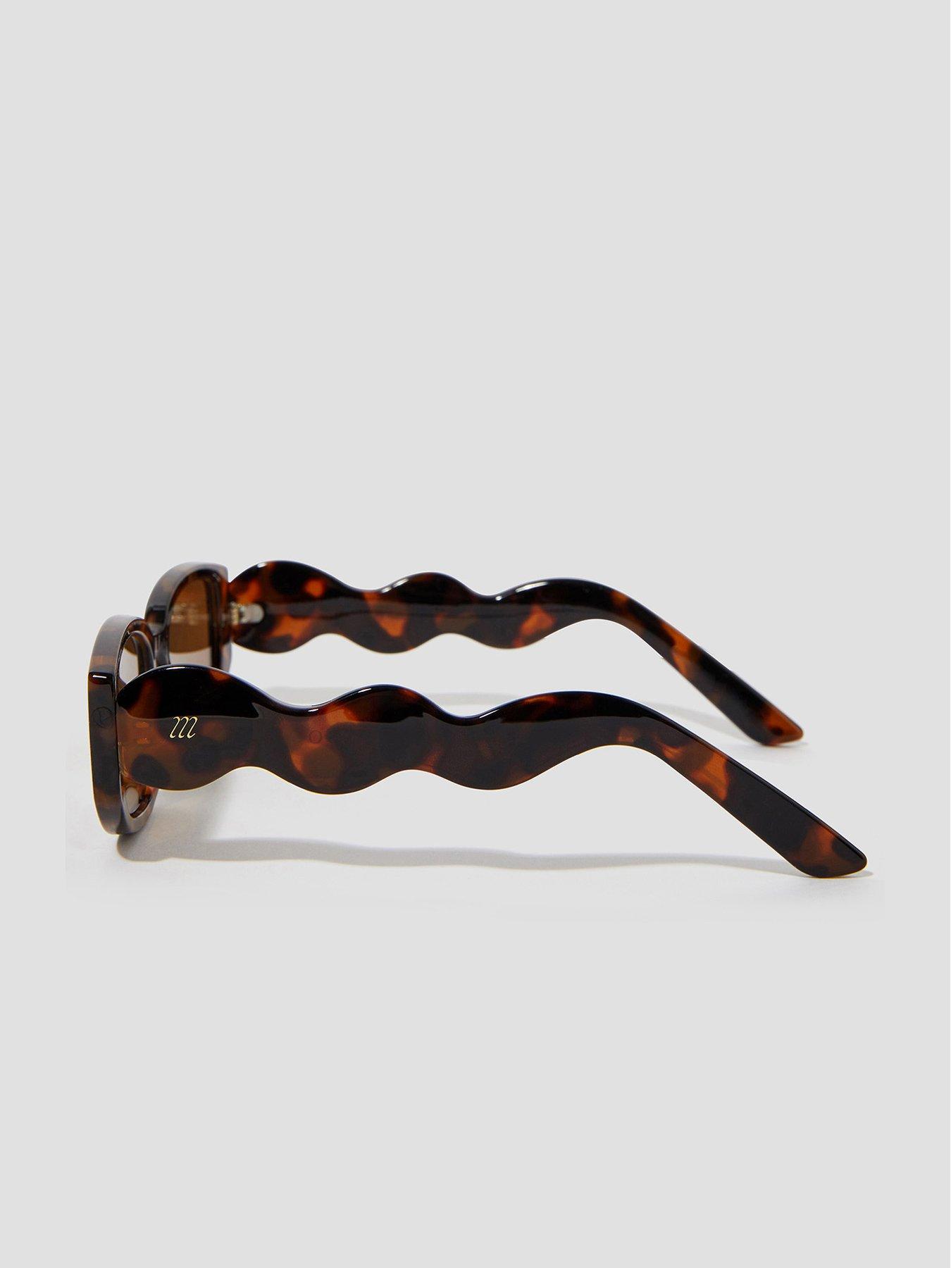 Image 2 of 2 of Monsoon Rectangle Sunglasses - Brown