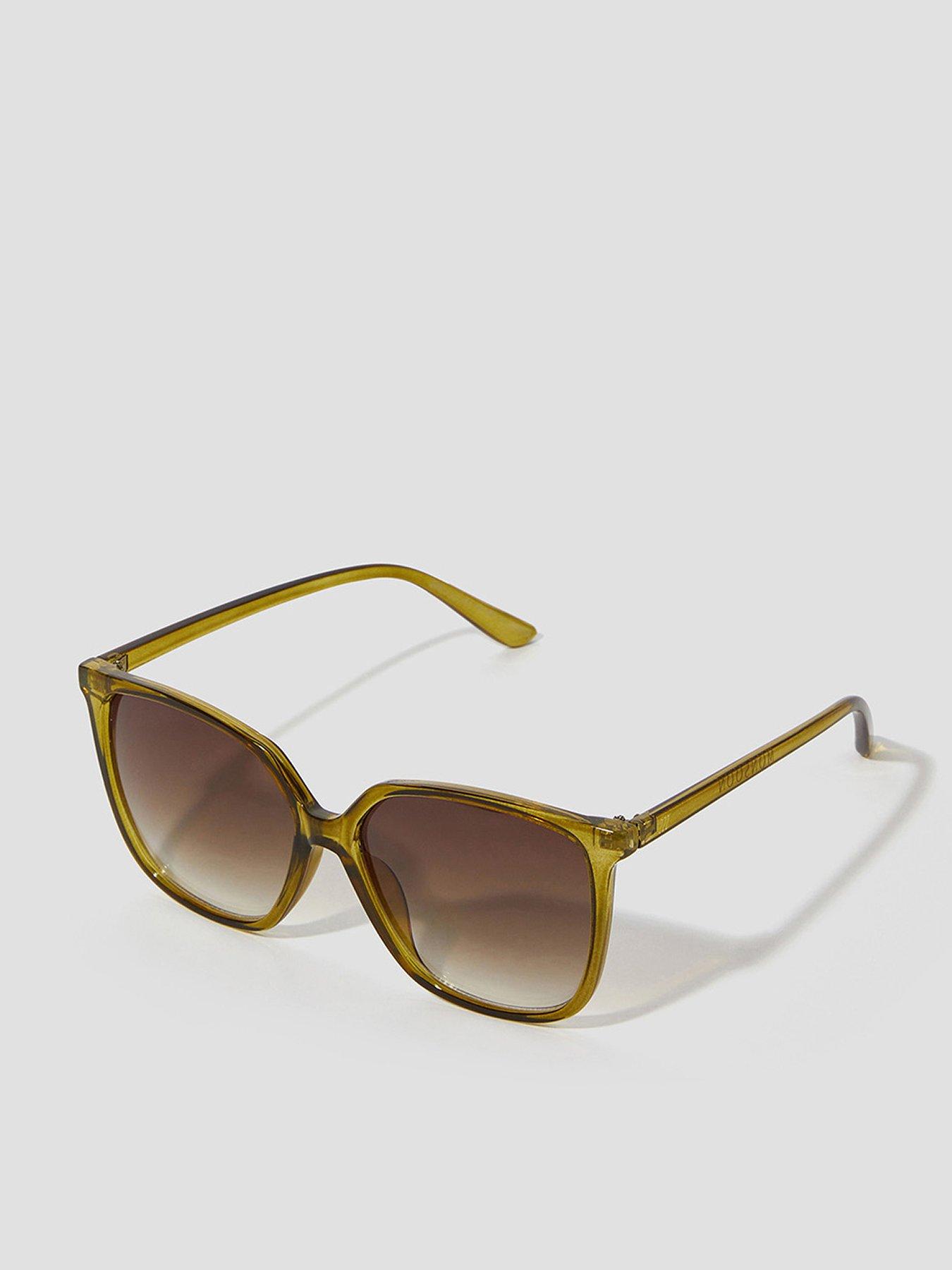 Image 1 of 2 of Monsoon Sunglasses - Olive Green
