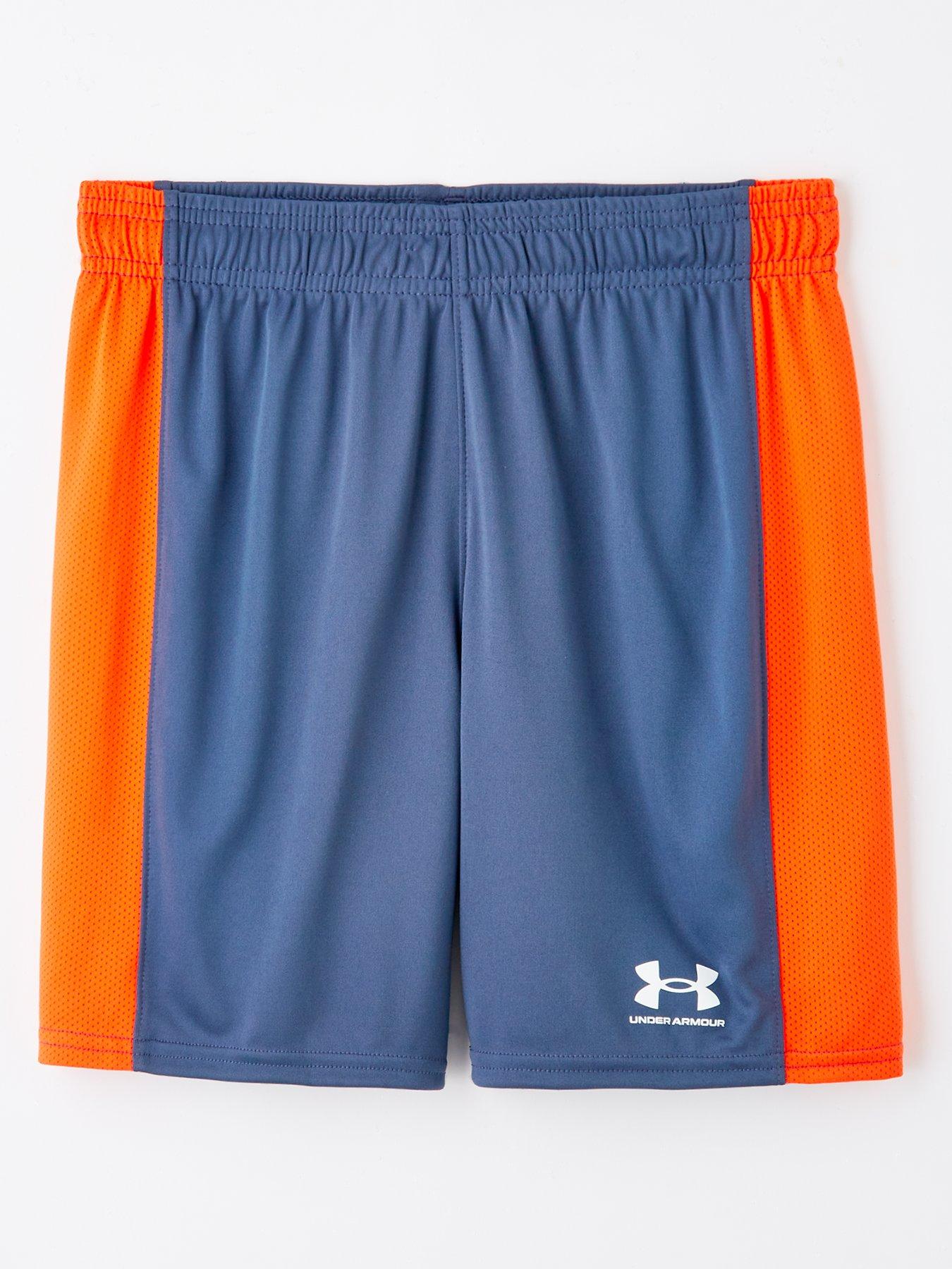 UNDER ARMOUR Boys Football Challenger Shorts - Grey