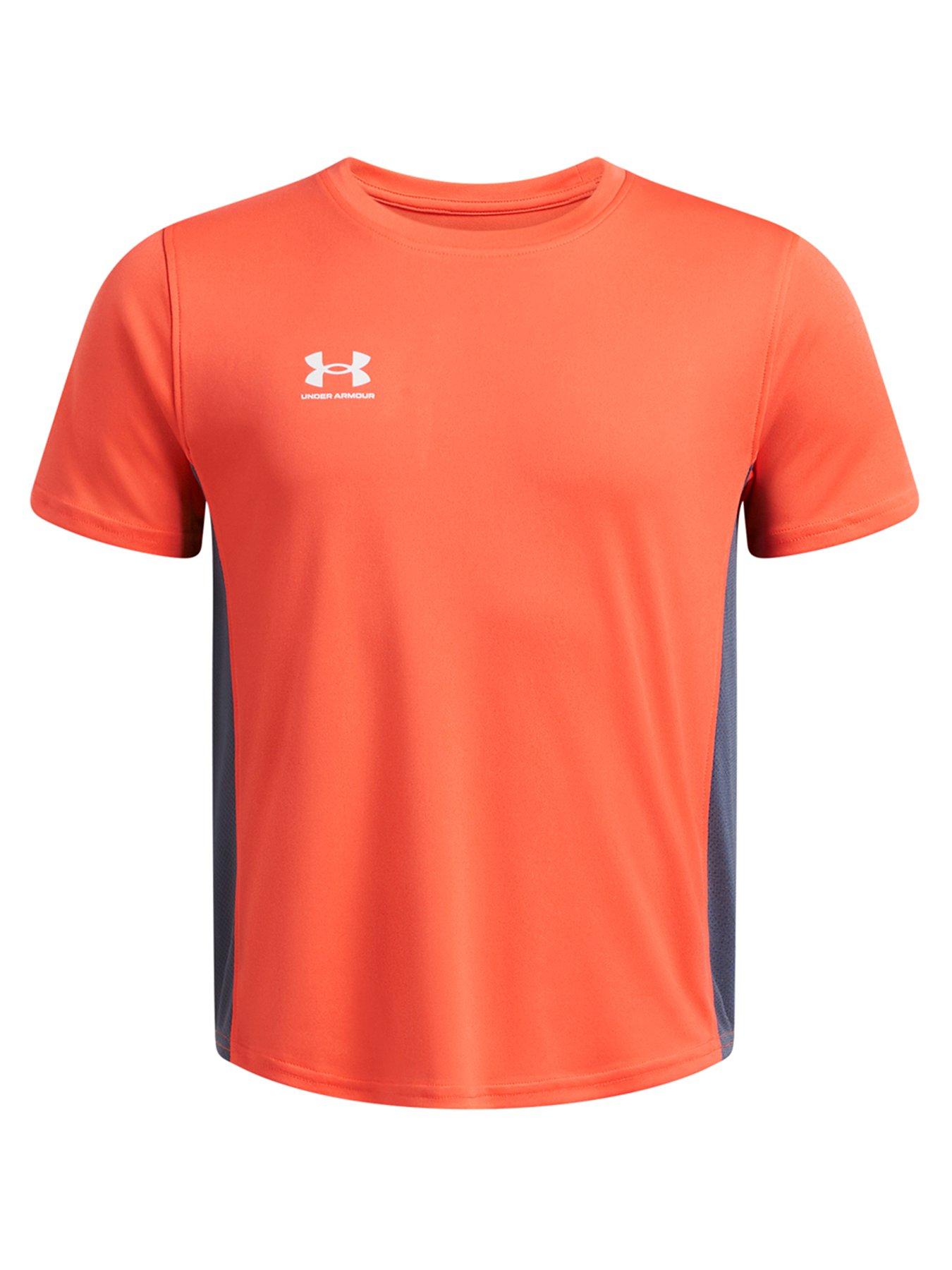 undefined Boys Football Challenger T-Shirt - Orange