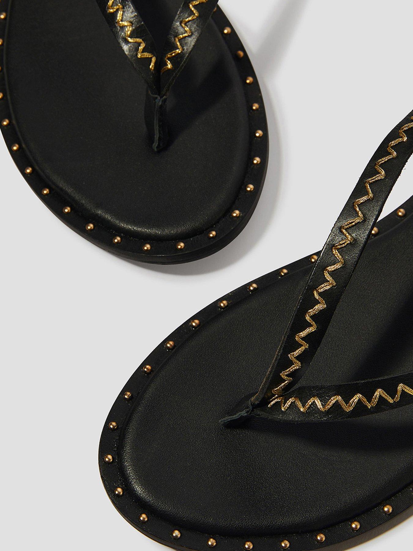 Image 2 of 3 of Monsoon Cleo Studded Sandal - Black