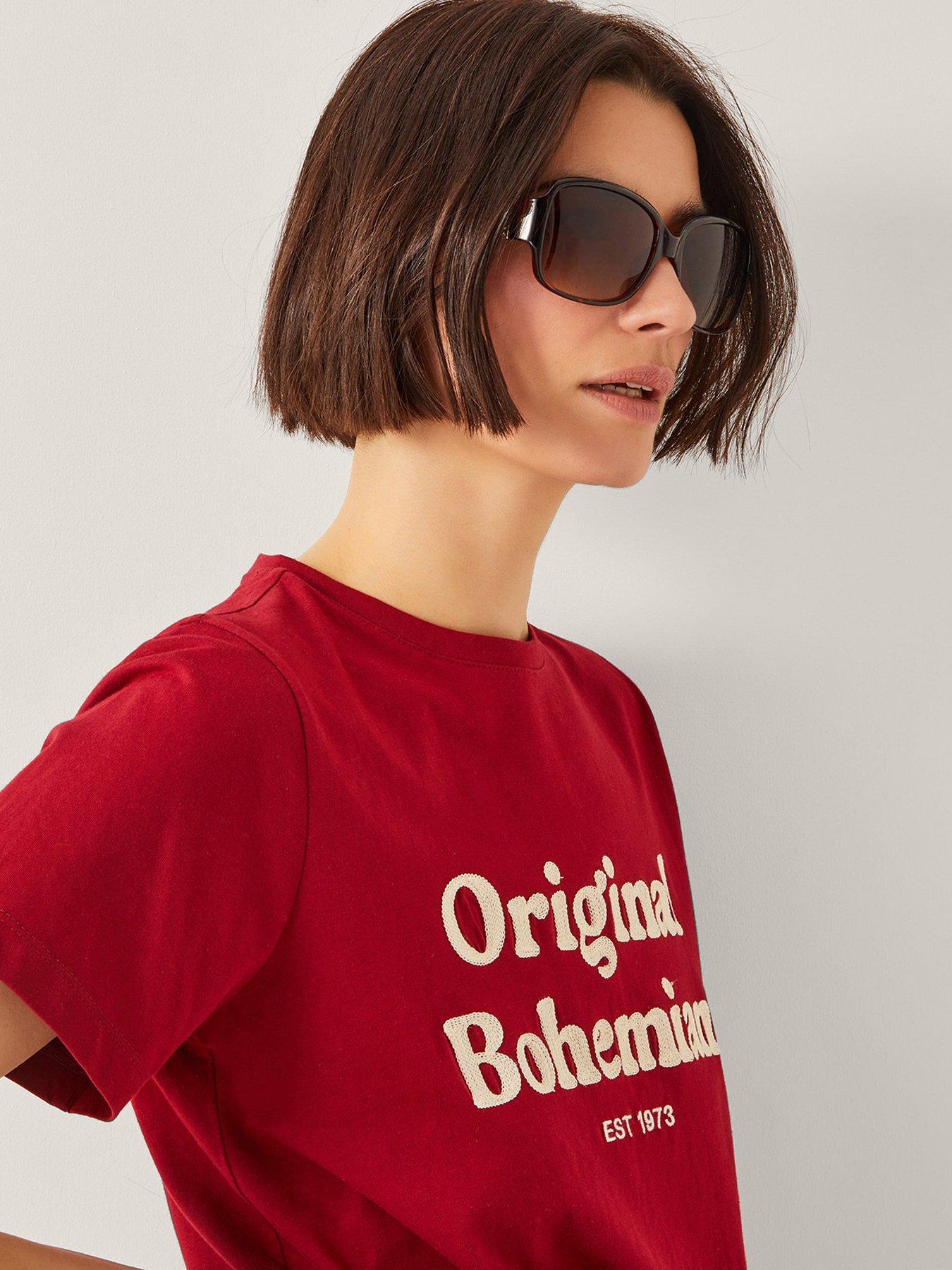 Image 2 of 3 of Monsoon Tort Wrap Sunglasses - Brown