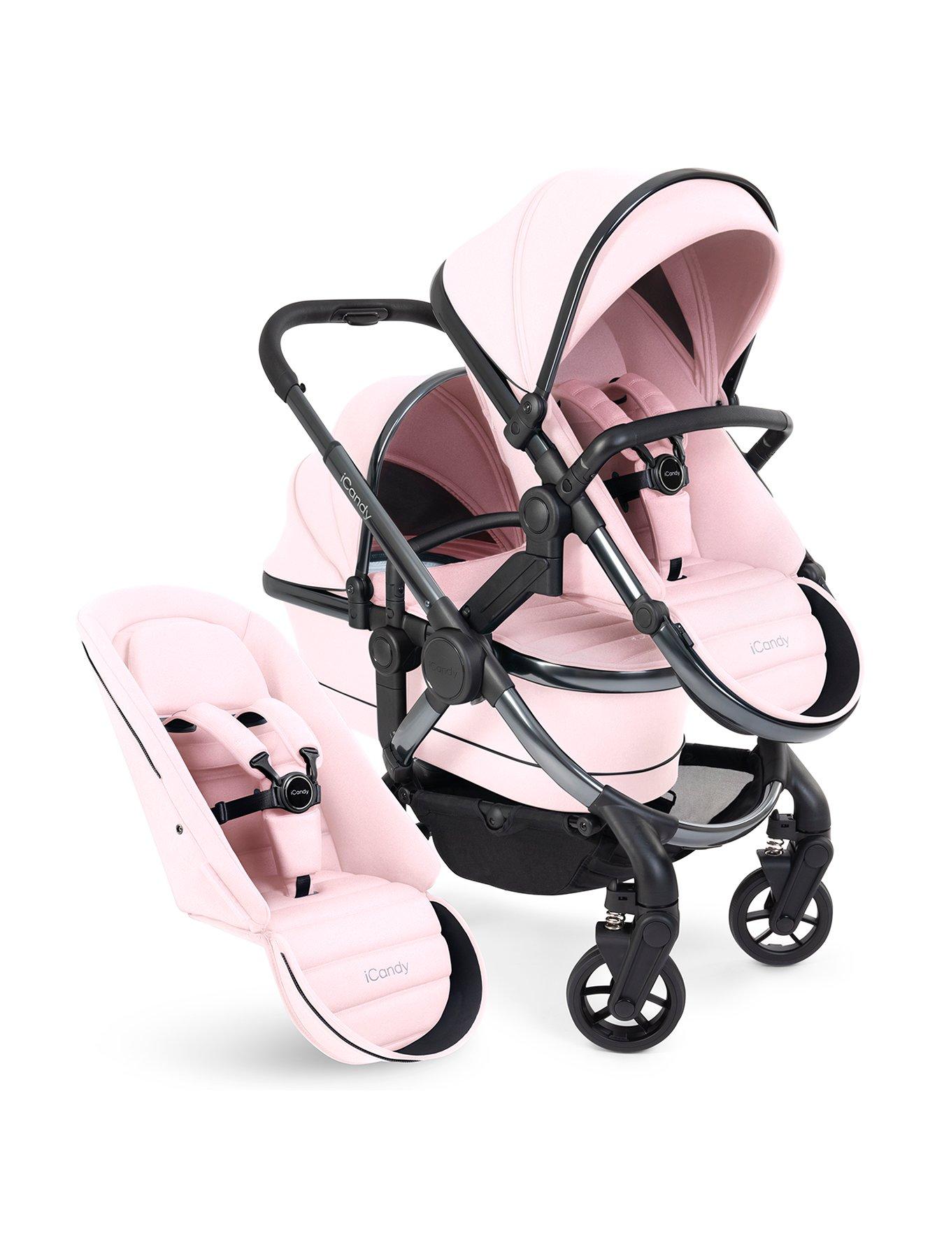 Image 1 of 8 of iCandy Peach 7 Double Pushchair - Blush