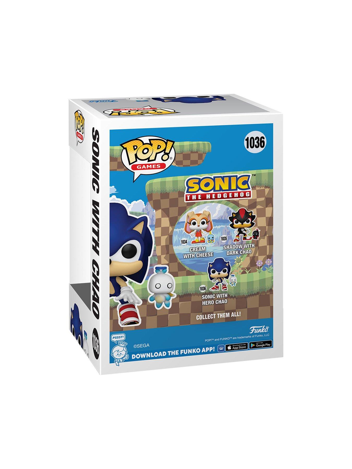 Image 2 of 3 of Pop! Games&nbsp;Buddy: Sonic- Sonic with&nbsp;Hero&nbsp;Chao #1036