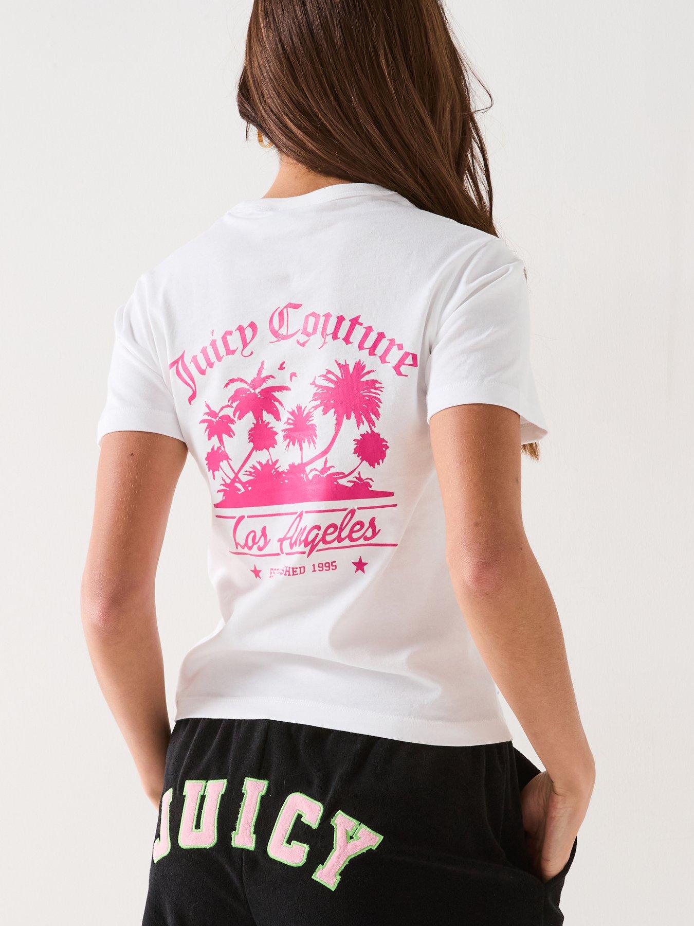 undefined LA Beach Back Logo T-Shirt - White