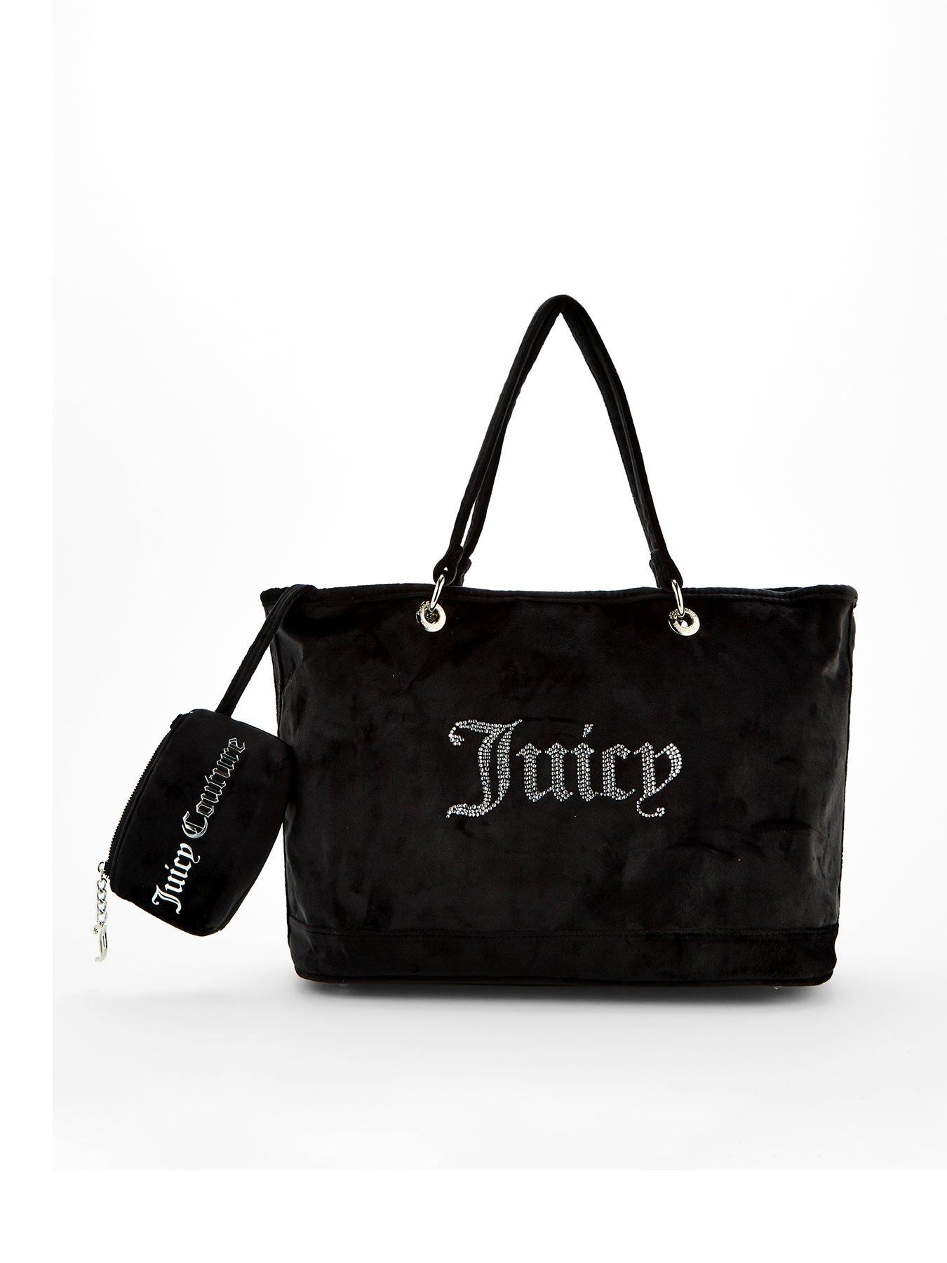 undefined Kimberly Diamante Logo Large Shopper Bag - Black