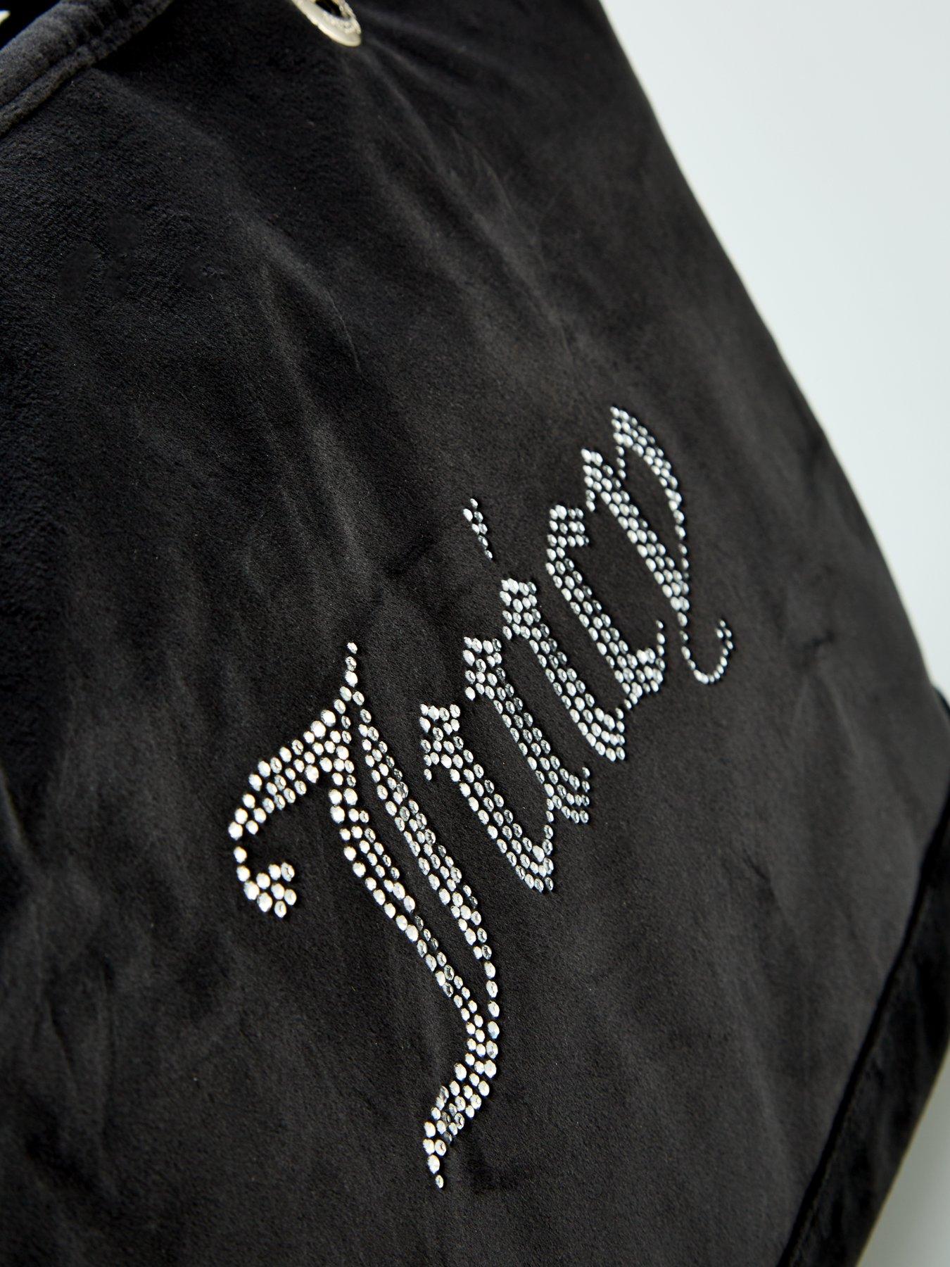 Image 3 of 4 of Juicy Couture Kimberly Diamante Logo Large Shopper Bag - Black