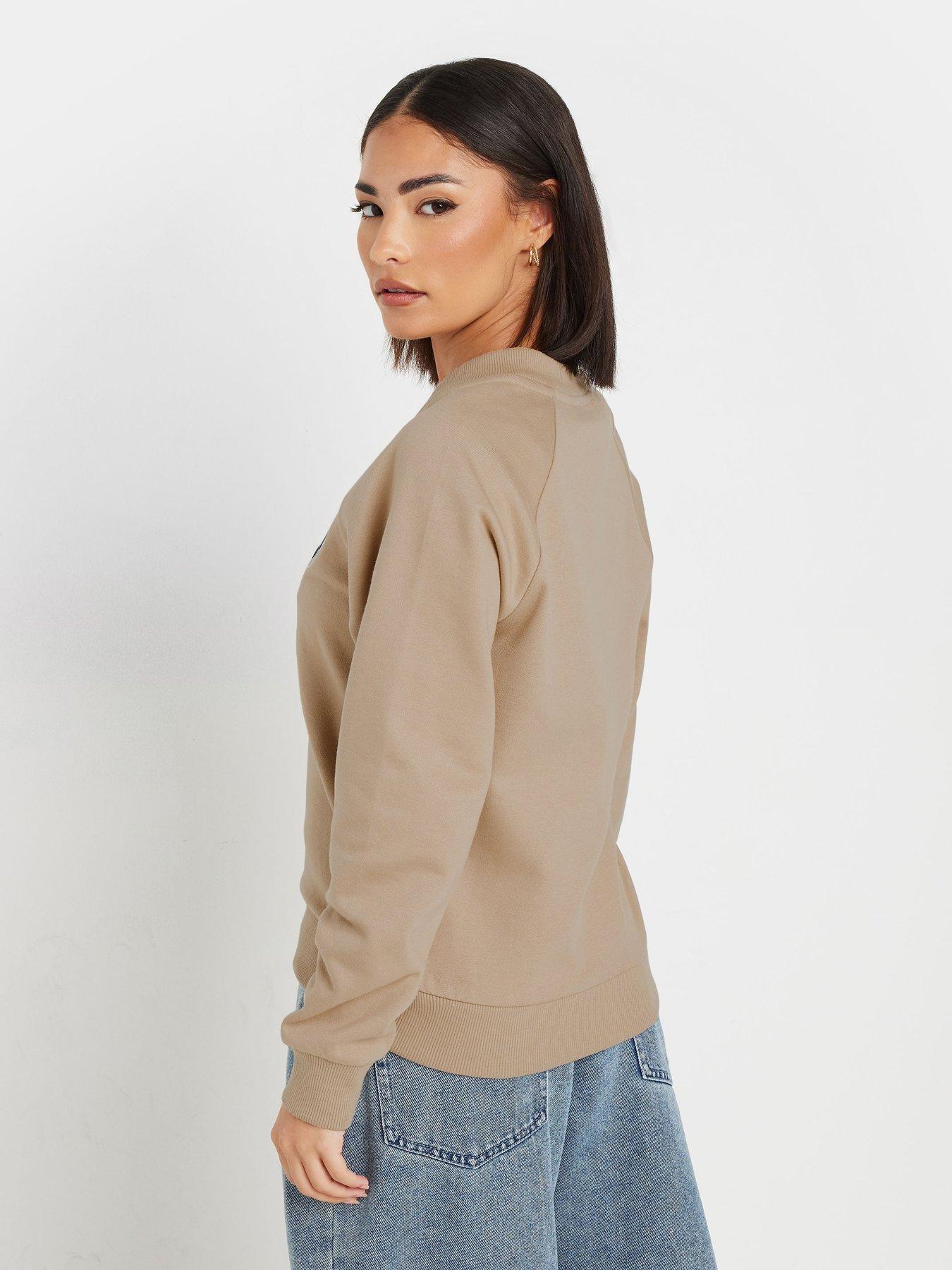 Image 2 of 4 of PixieGirl Embroidered Sweat Bomber - Natural