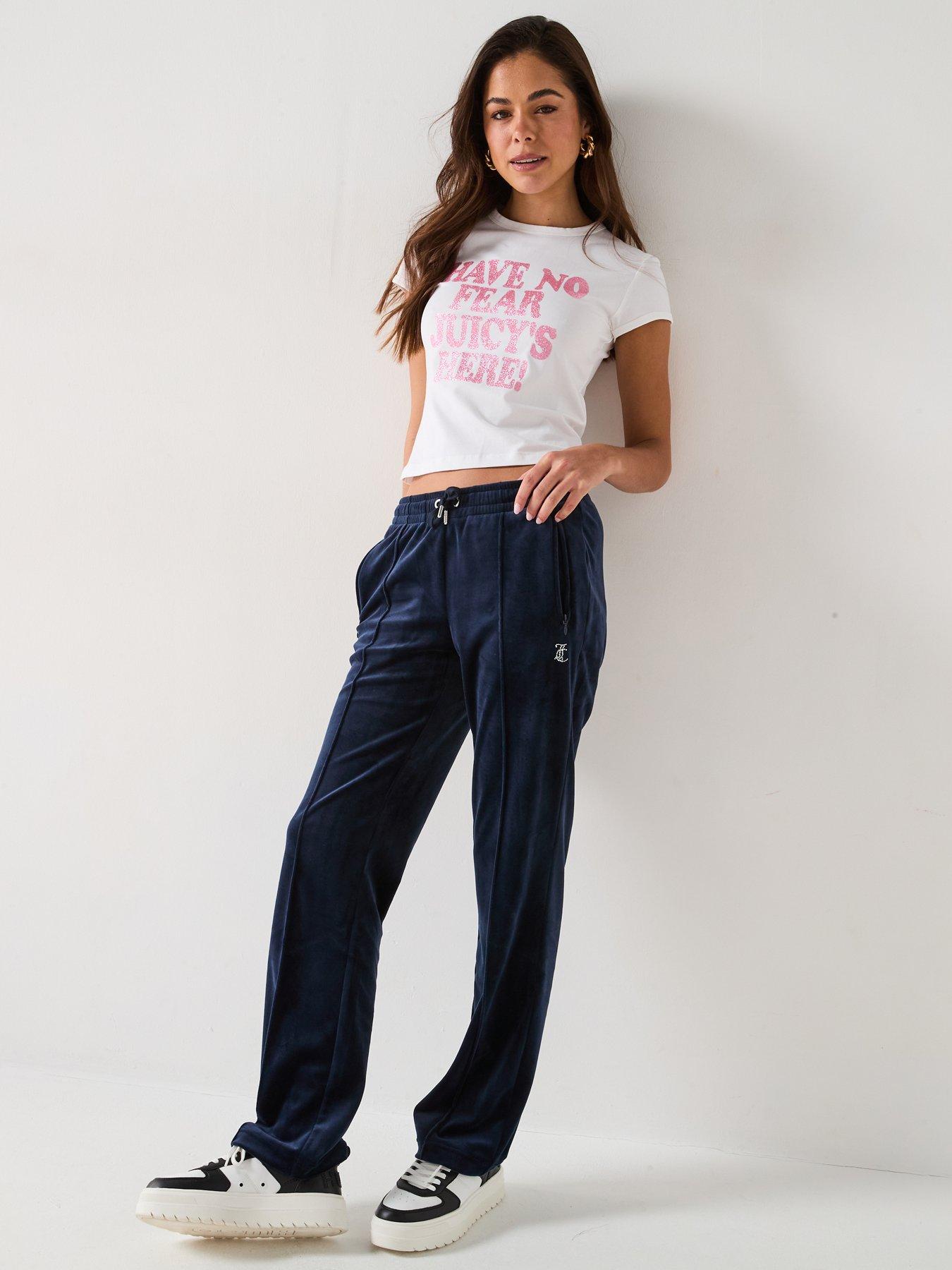 Image 3 of 6 of Juicy Couture Have No Fear Slogan Cap Sleeve Baby T-Shirt - White