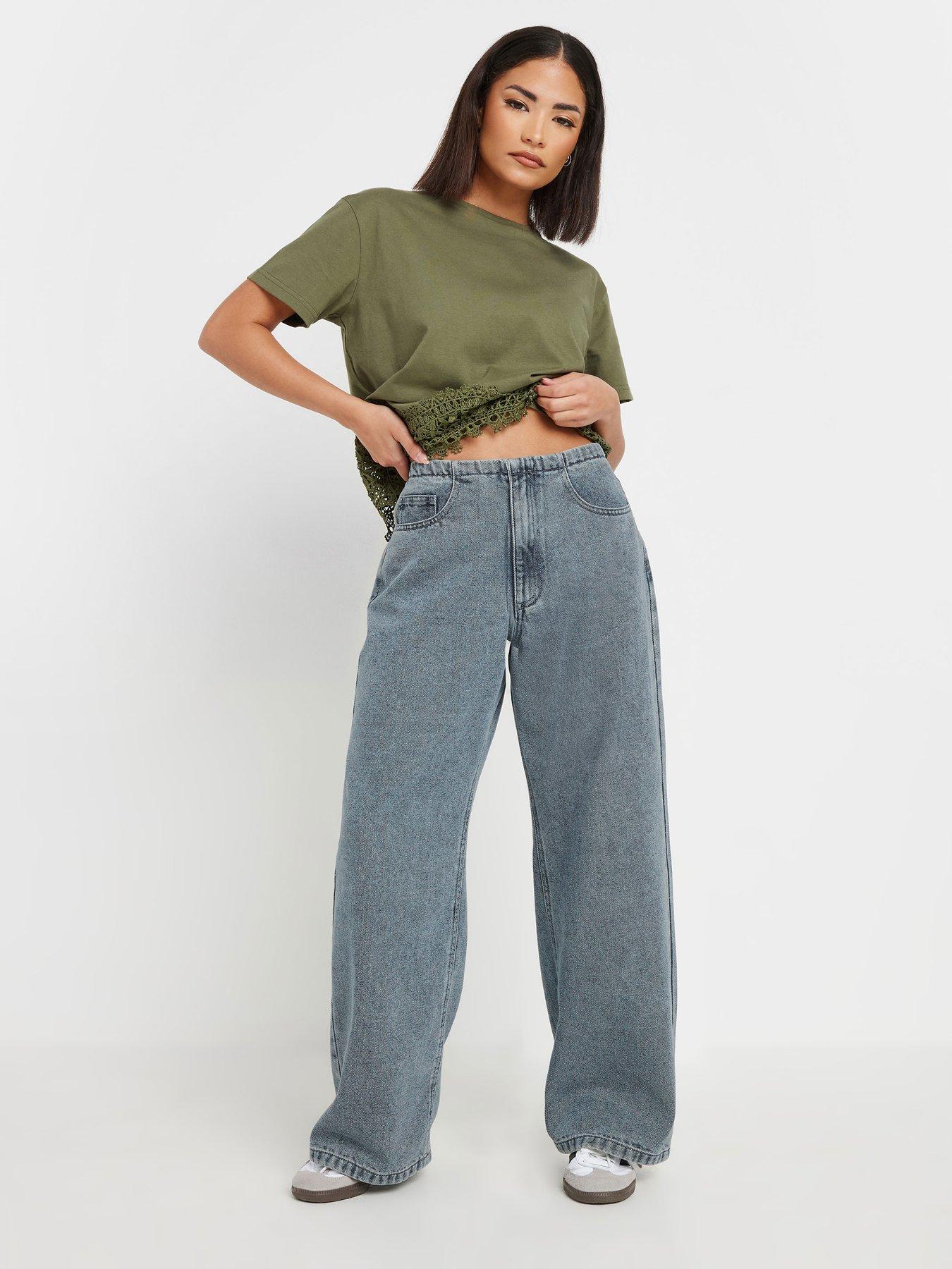 Image 3 of 4 of PixieGirl Thin Waist Band Jean - Blue