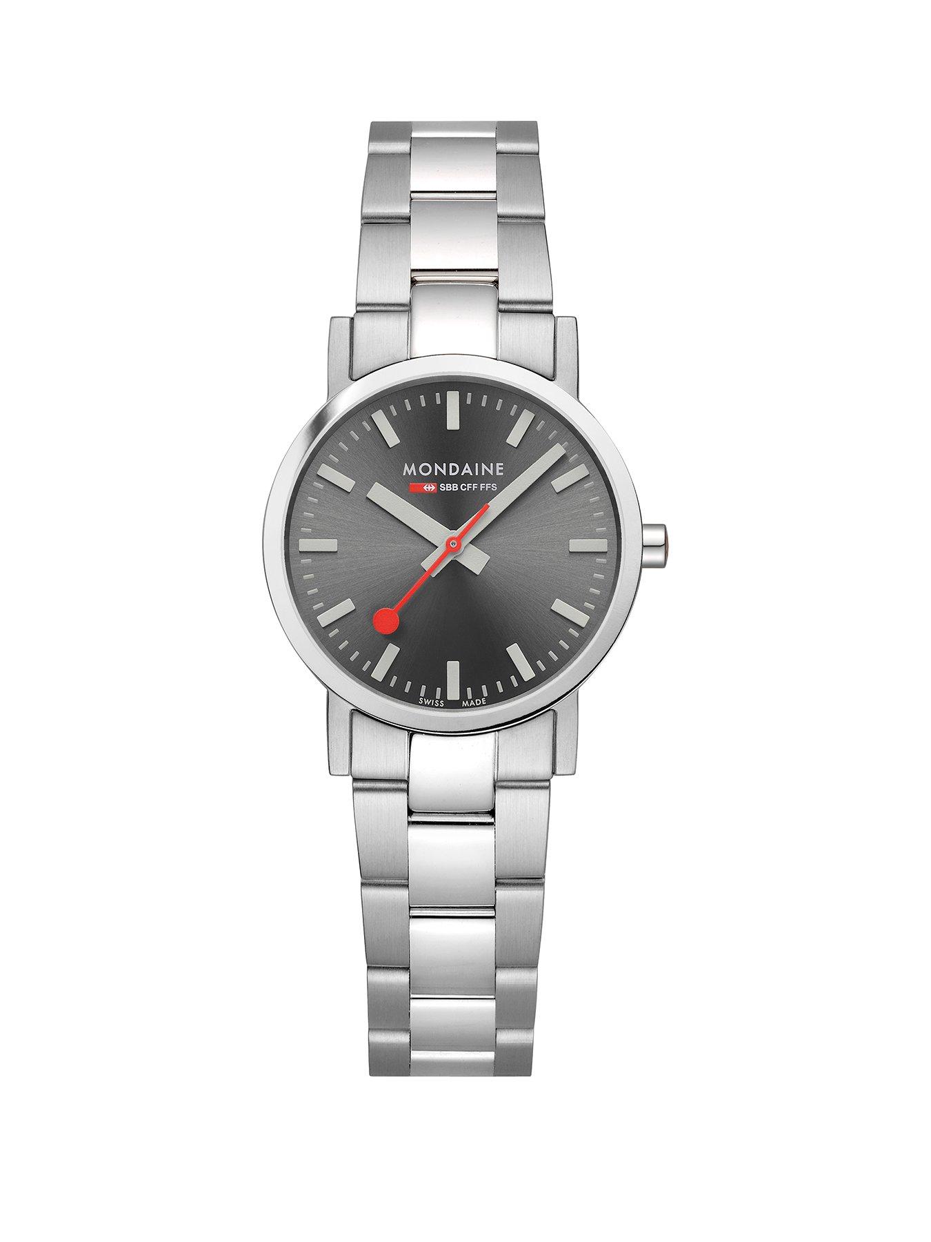 undefined Ladies 30mm Classic Stainless Steel Strap Watch