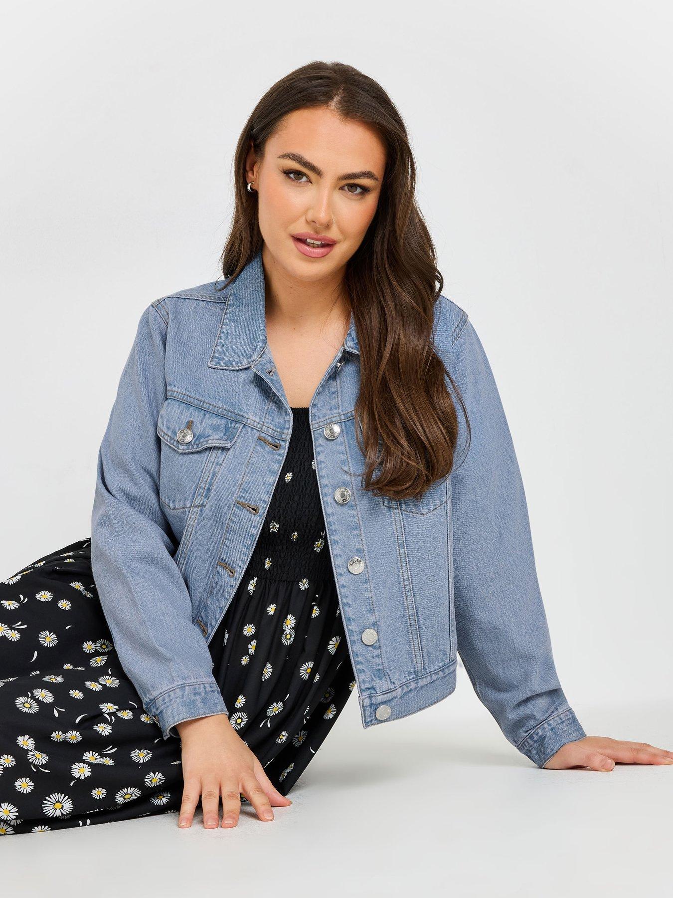 undefined Curve Classic Denim Jacket - Blue