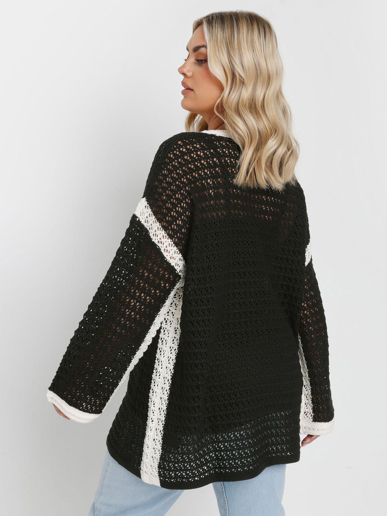 Image 2 of 4 of Yours Curve Tipped Edge Tunic - Black