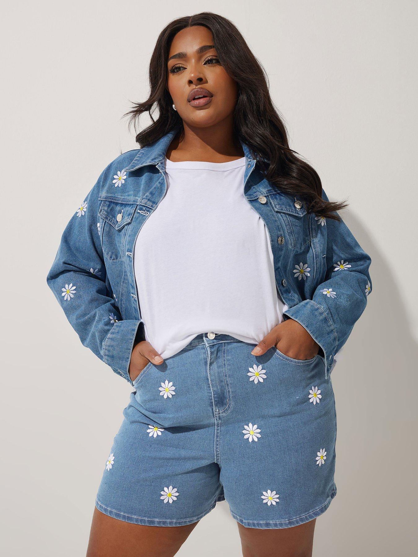 undefined Curve Daisy Short - Blue
