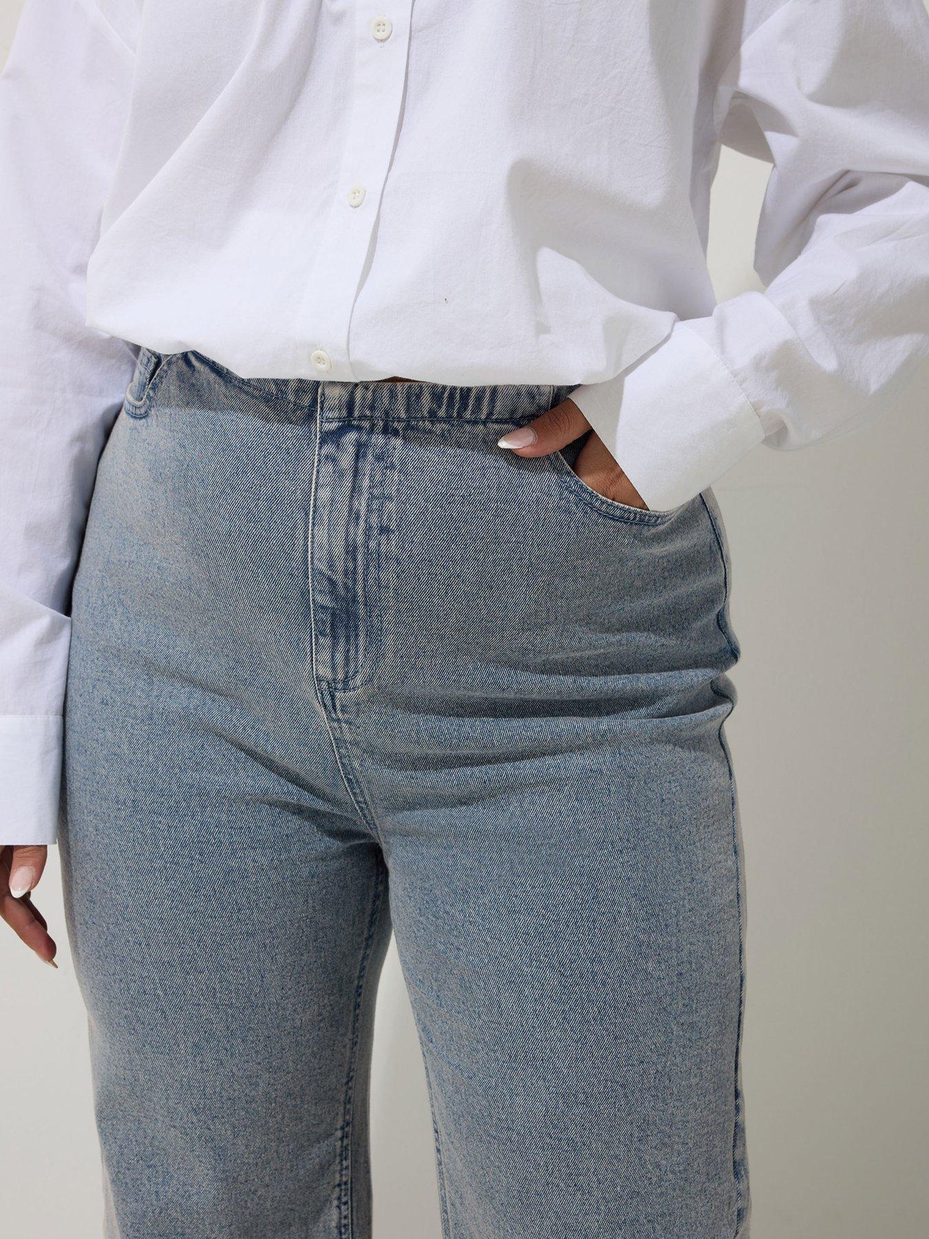 Image 4 of 4 of Yours Curve Thin Waist Band Jean