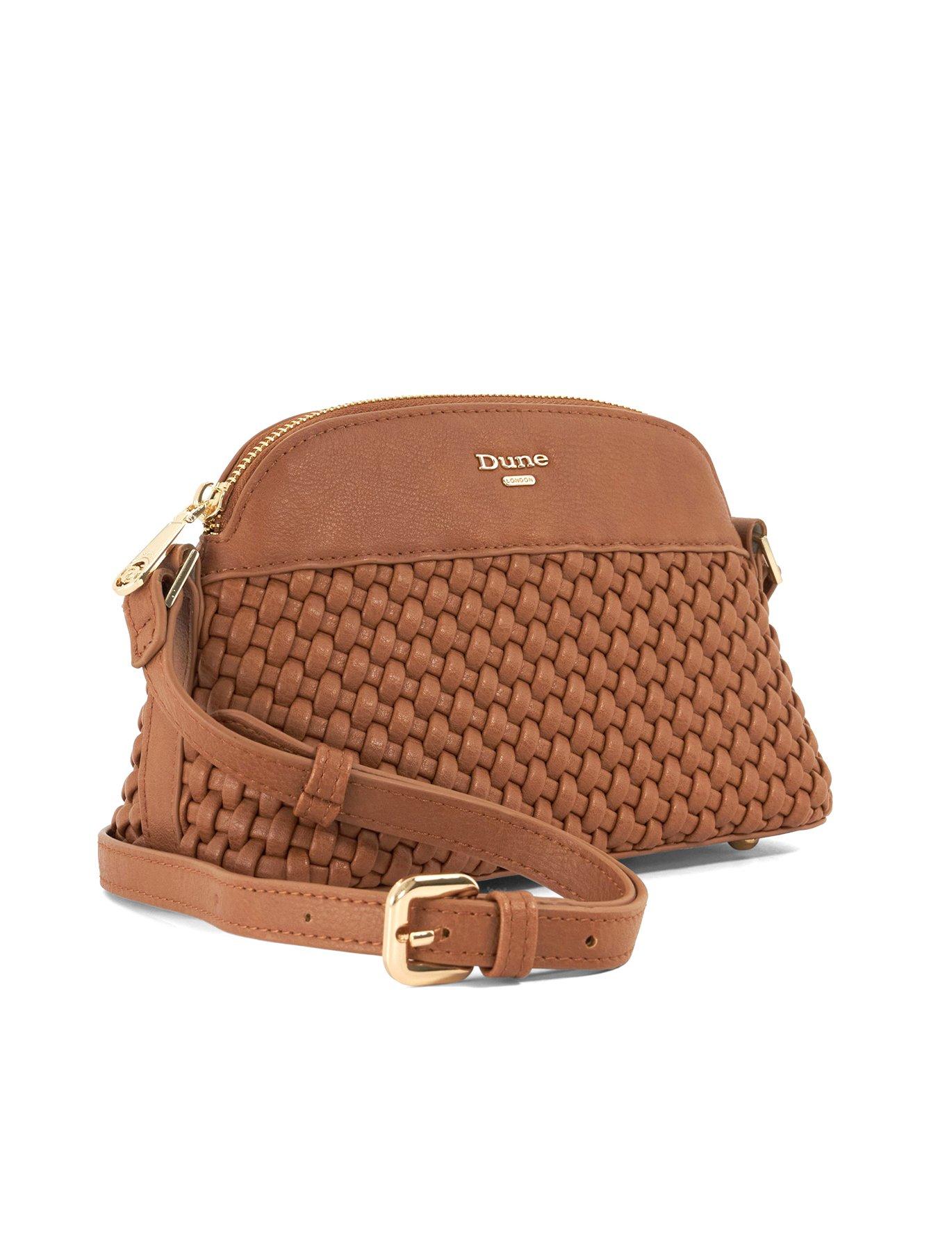 Image 3 of 5 of Dune London Distinct Woven Crossbody Bag - Tan