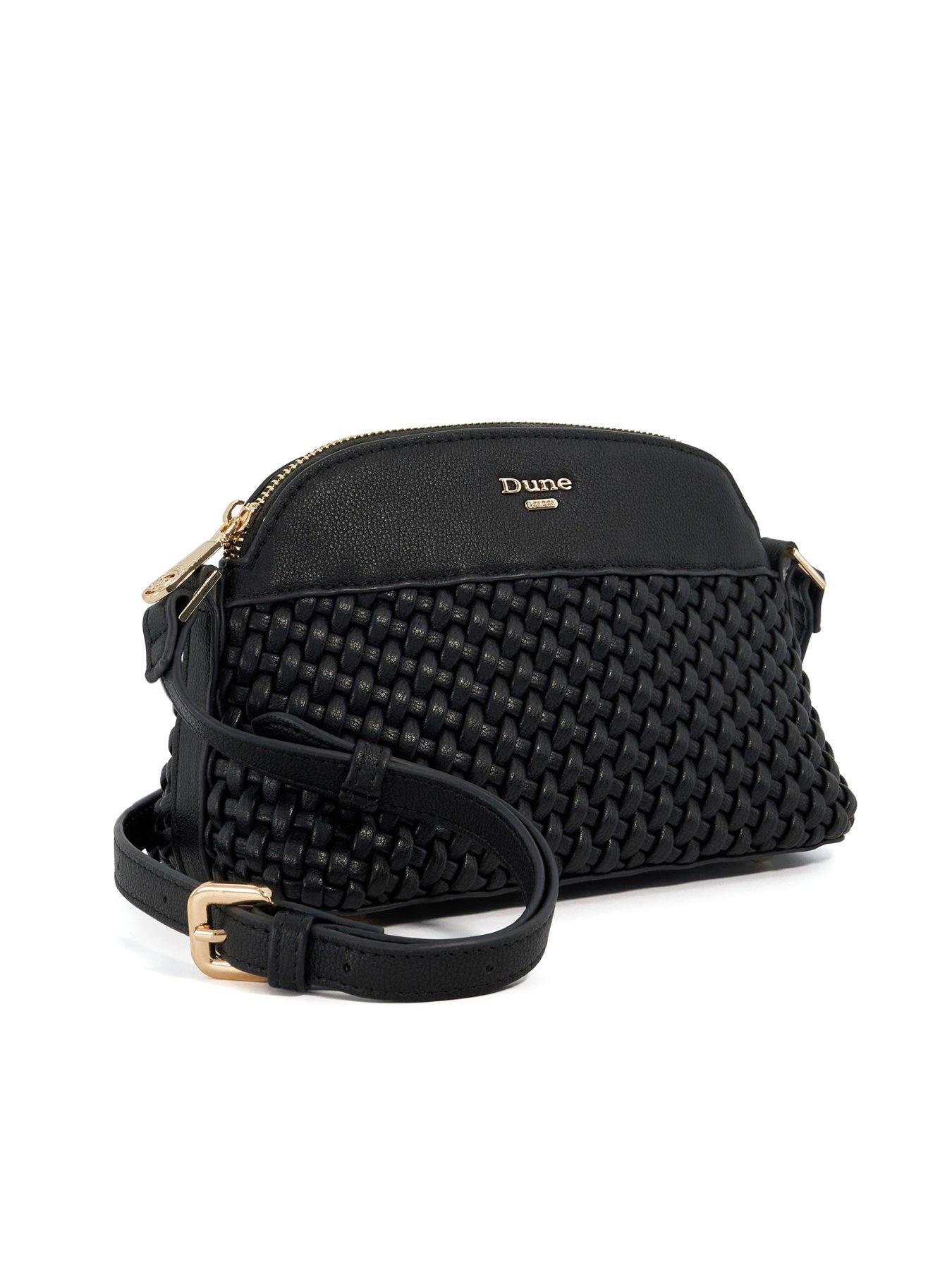 Image 3 of 5 of Dune London Distinct Woven Crossbody Bag - Black