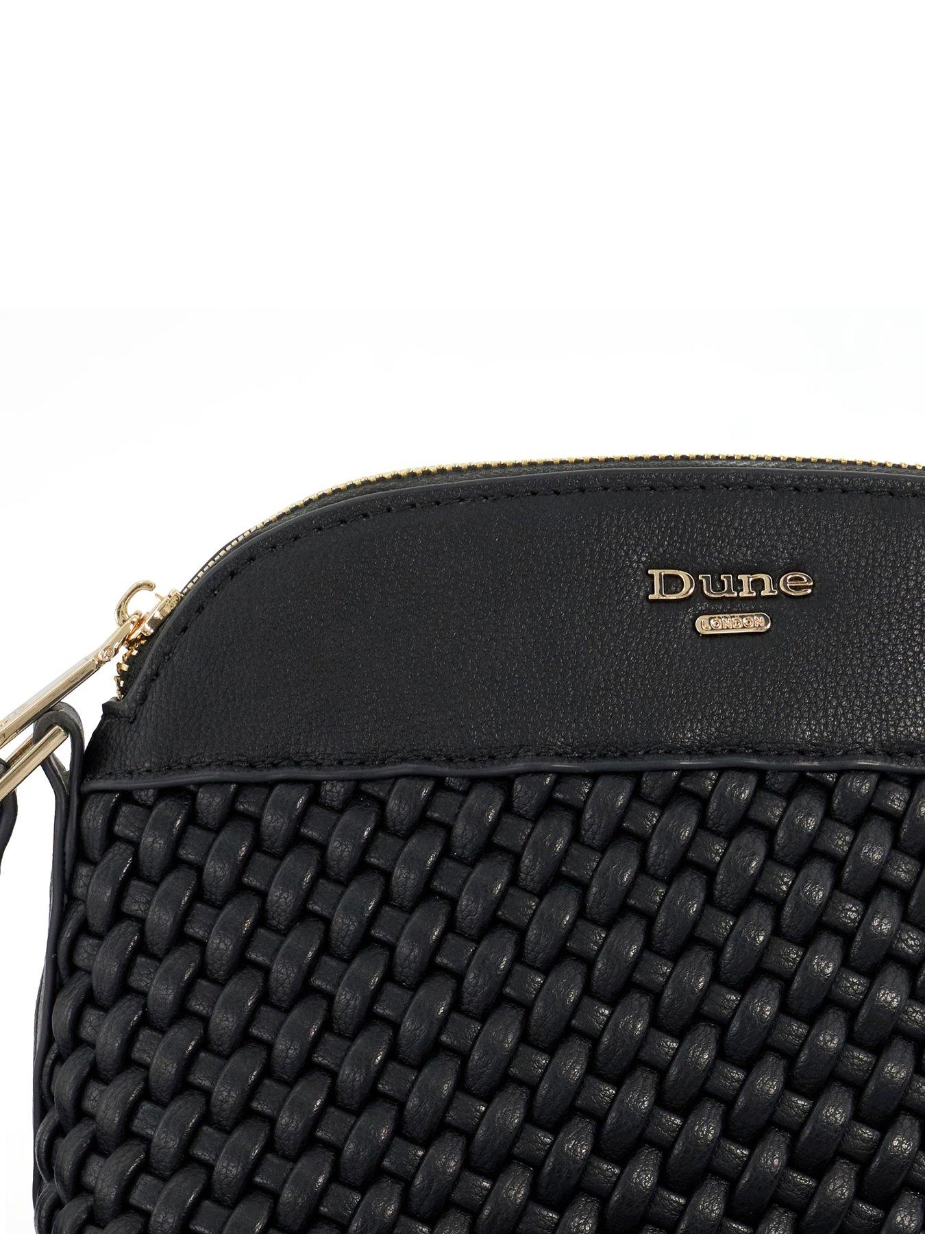 Image 4 of 5 of Dune London Distinct Woven Crossbody Bag - Black