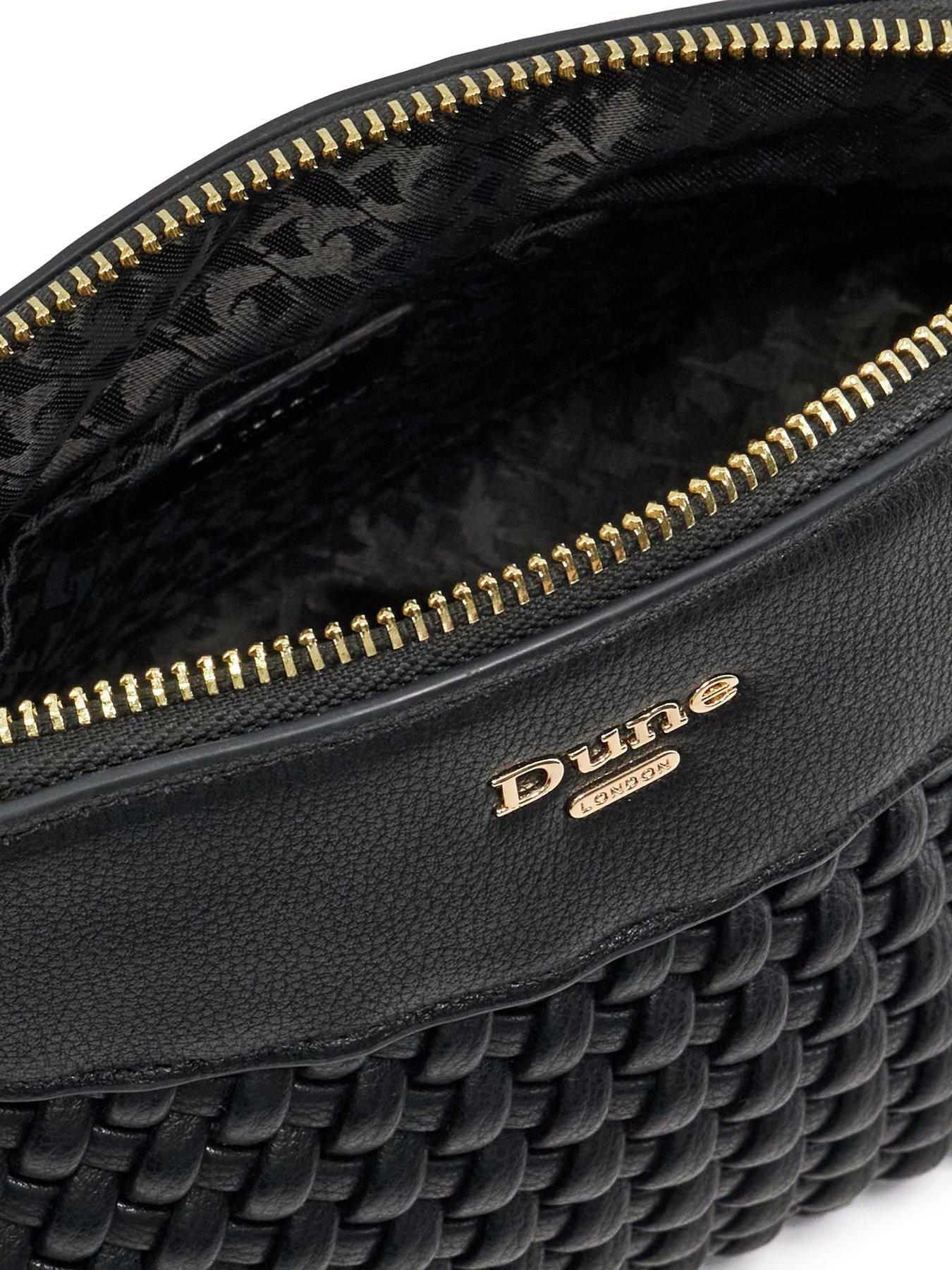 Image 5 of 5 of Dune London Distinct Woven Crossbody Bag - Black