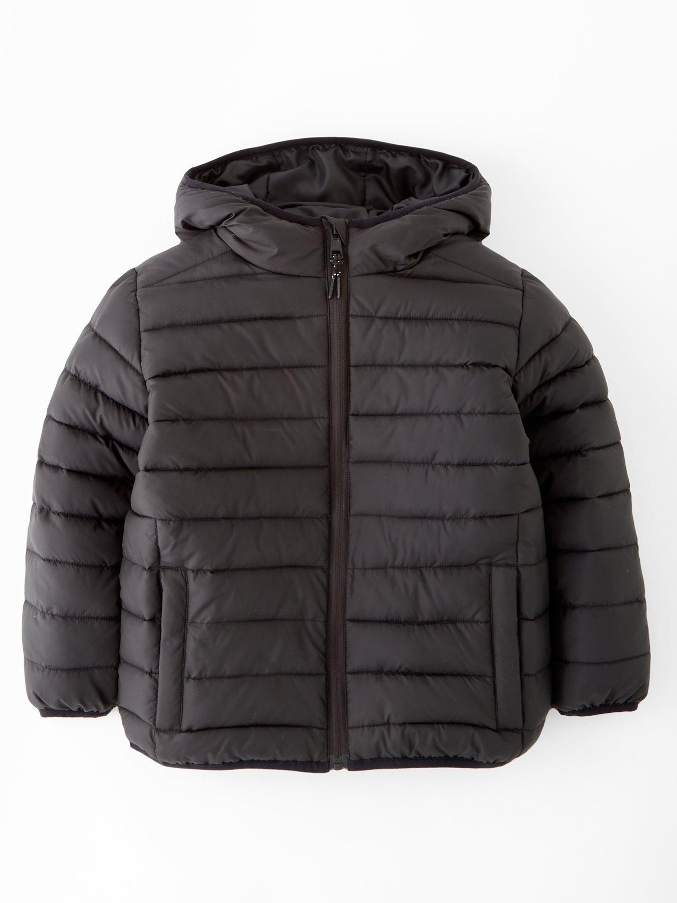 Image 1 of 4 of The Very Collection Boys Lightweight Padded Jacket - Black