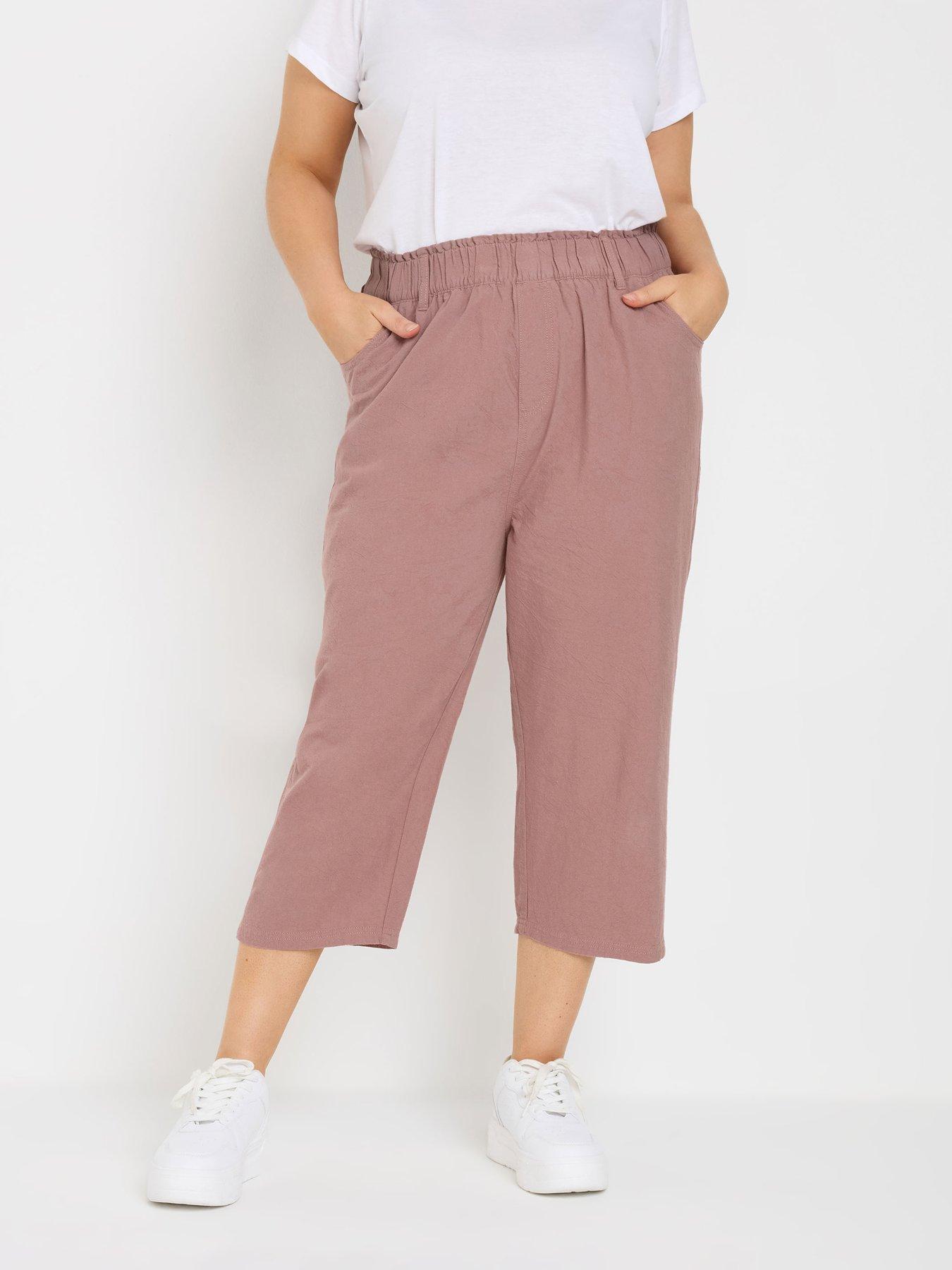 undefined Curve Cool Cotton Cropped Trouser