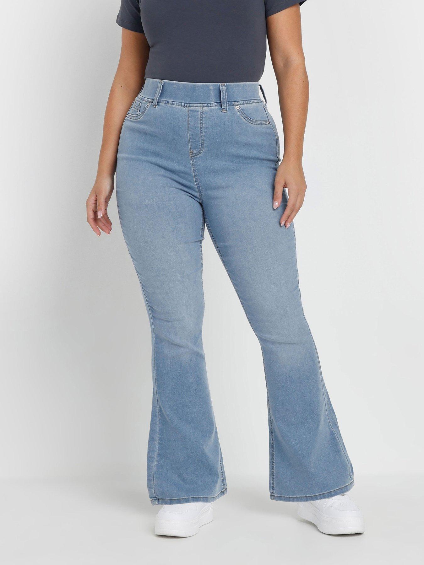 undefined Curve Flare Jeggings