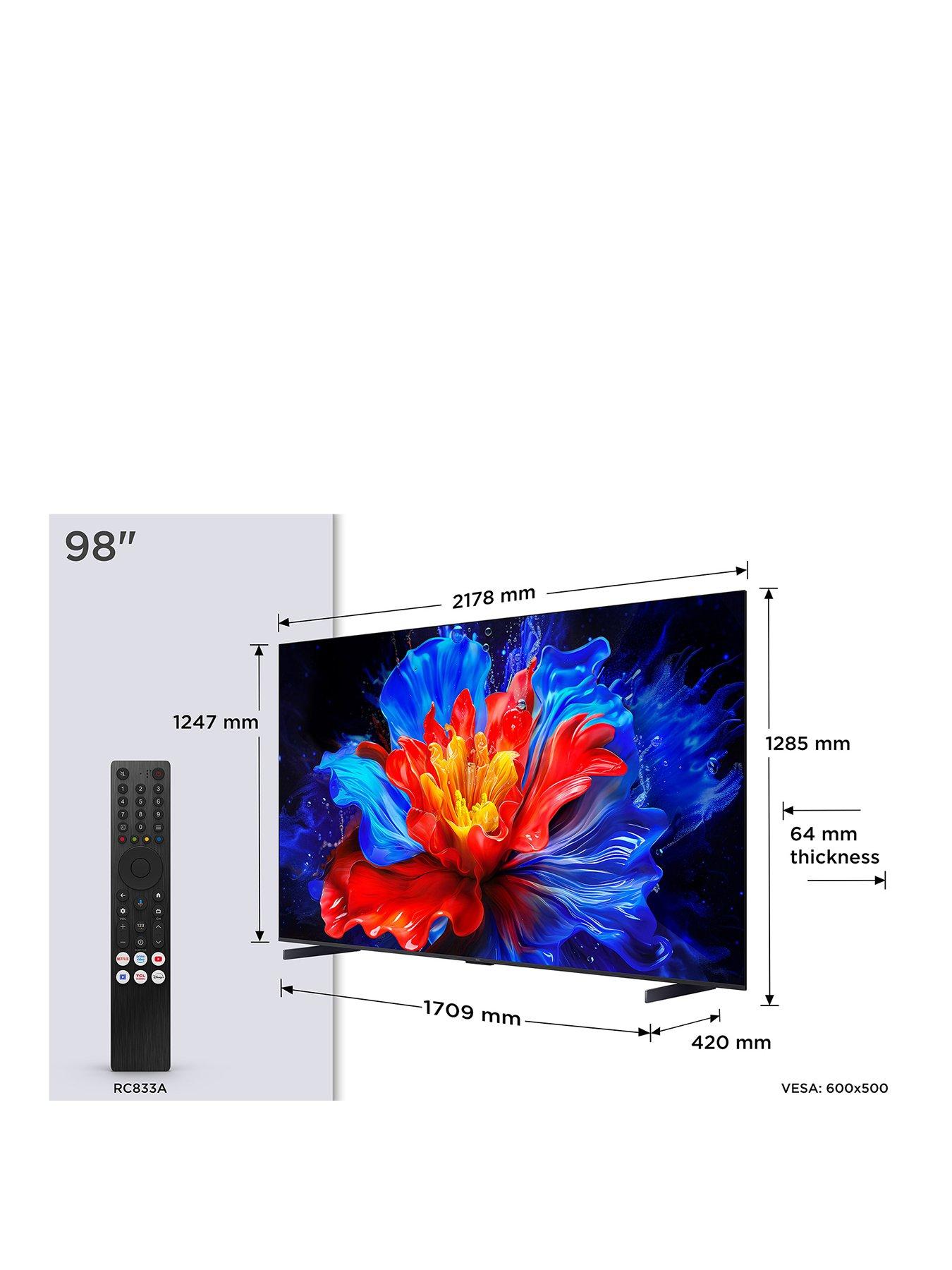 TCL 98P8K-UK Google QLED 144HZ | Very