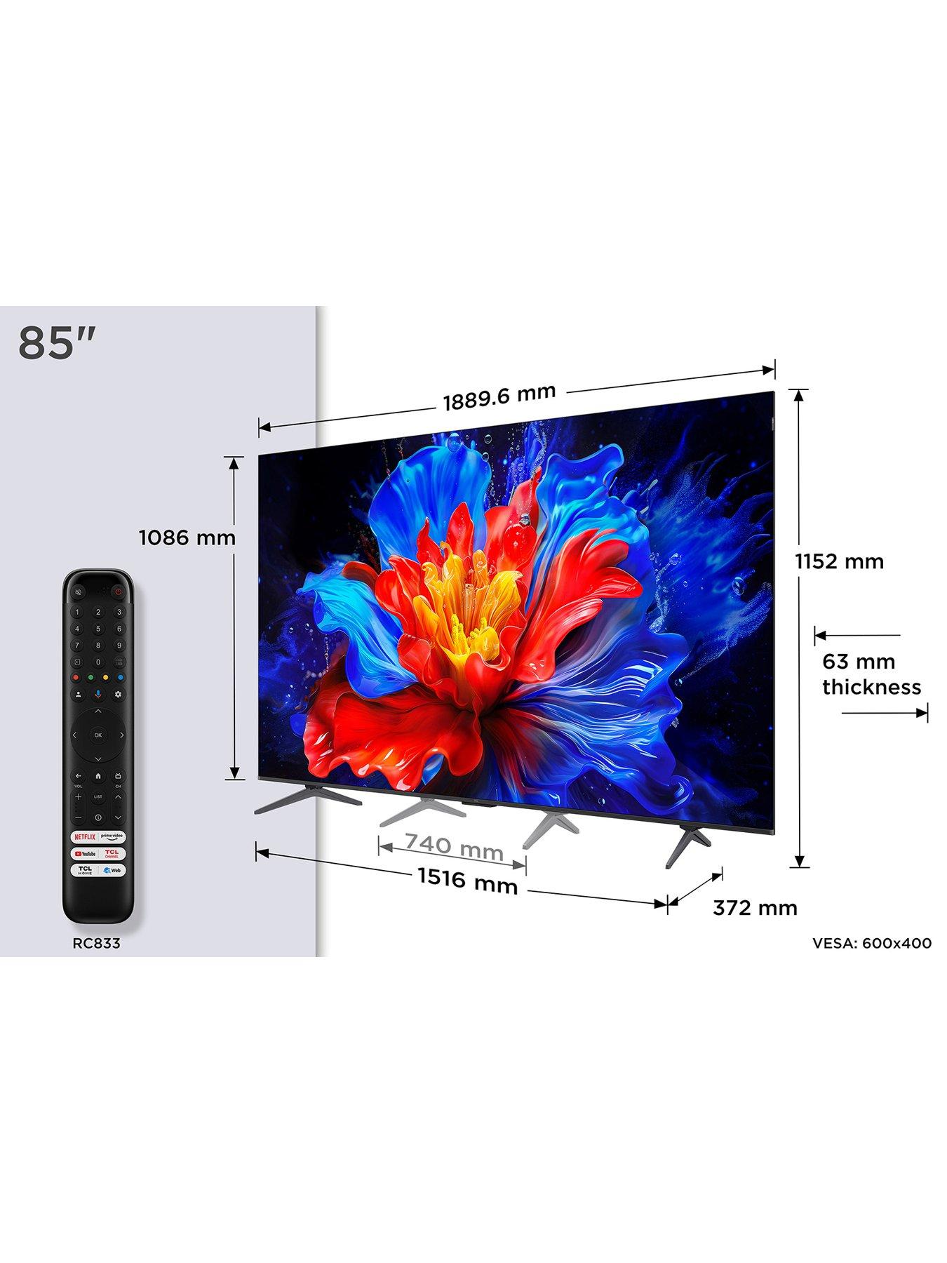 Image 5 of 7 of TCL 85P8K-UK Google QLED 144HZ