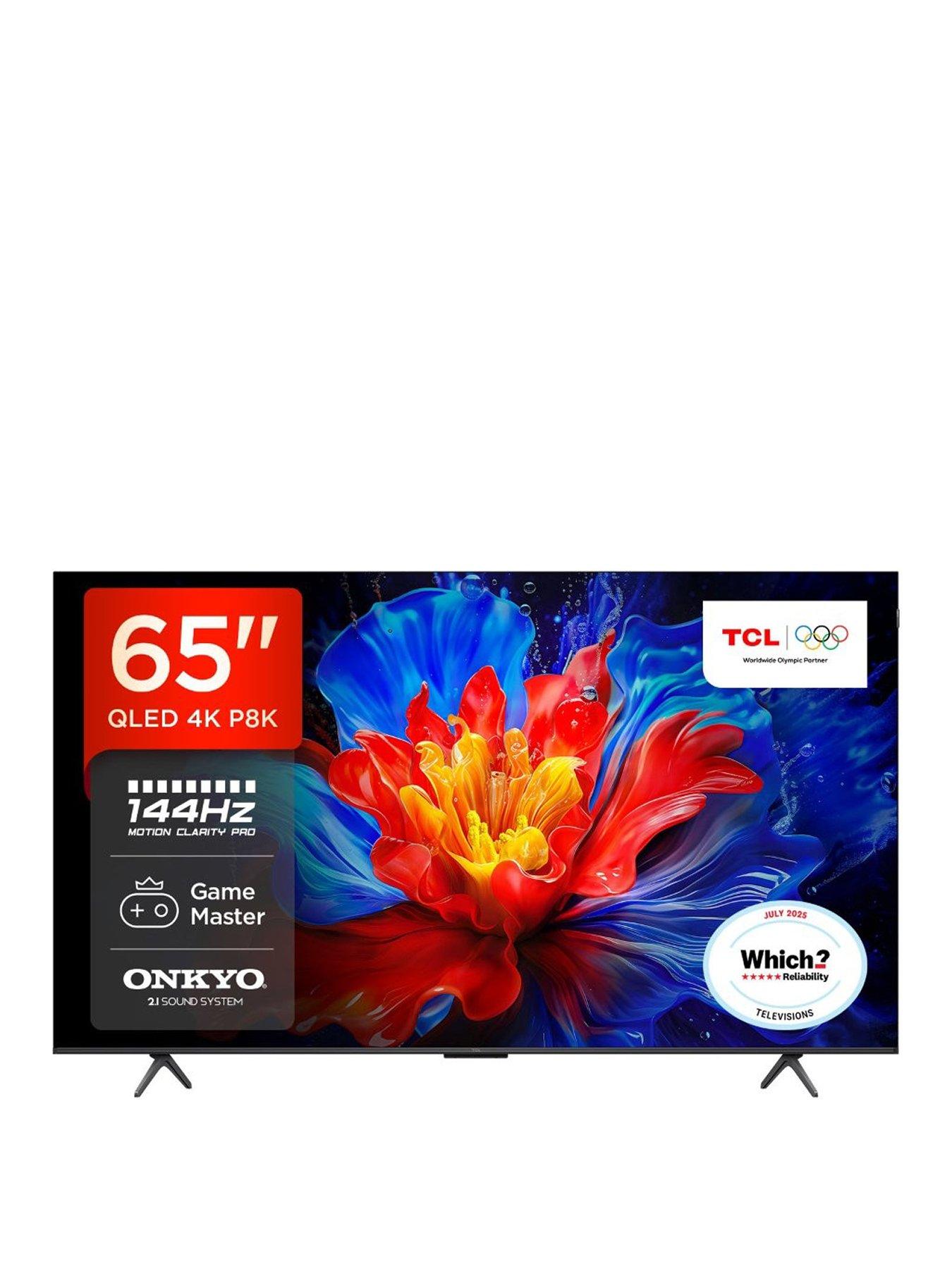undefined 65P8K-UK 65-inch, QLED, 4K HDR Pro, 144HZ, Google Smart TV